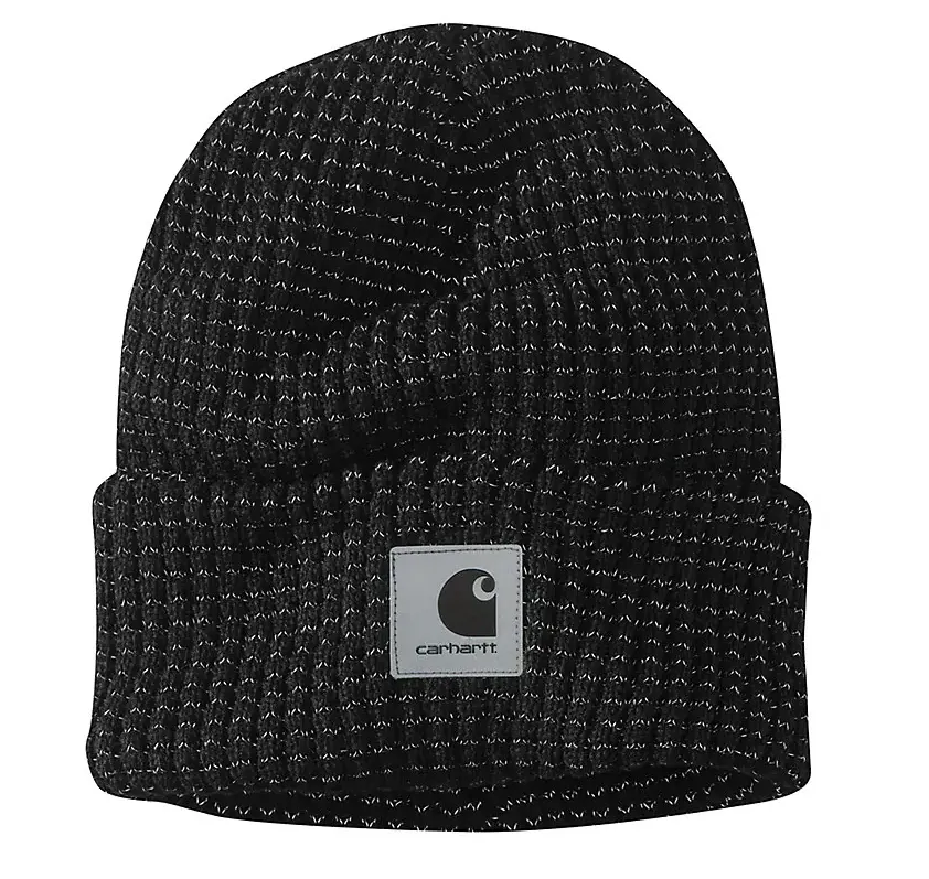 105548 Knit Reflective Patch Beanie