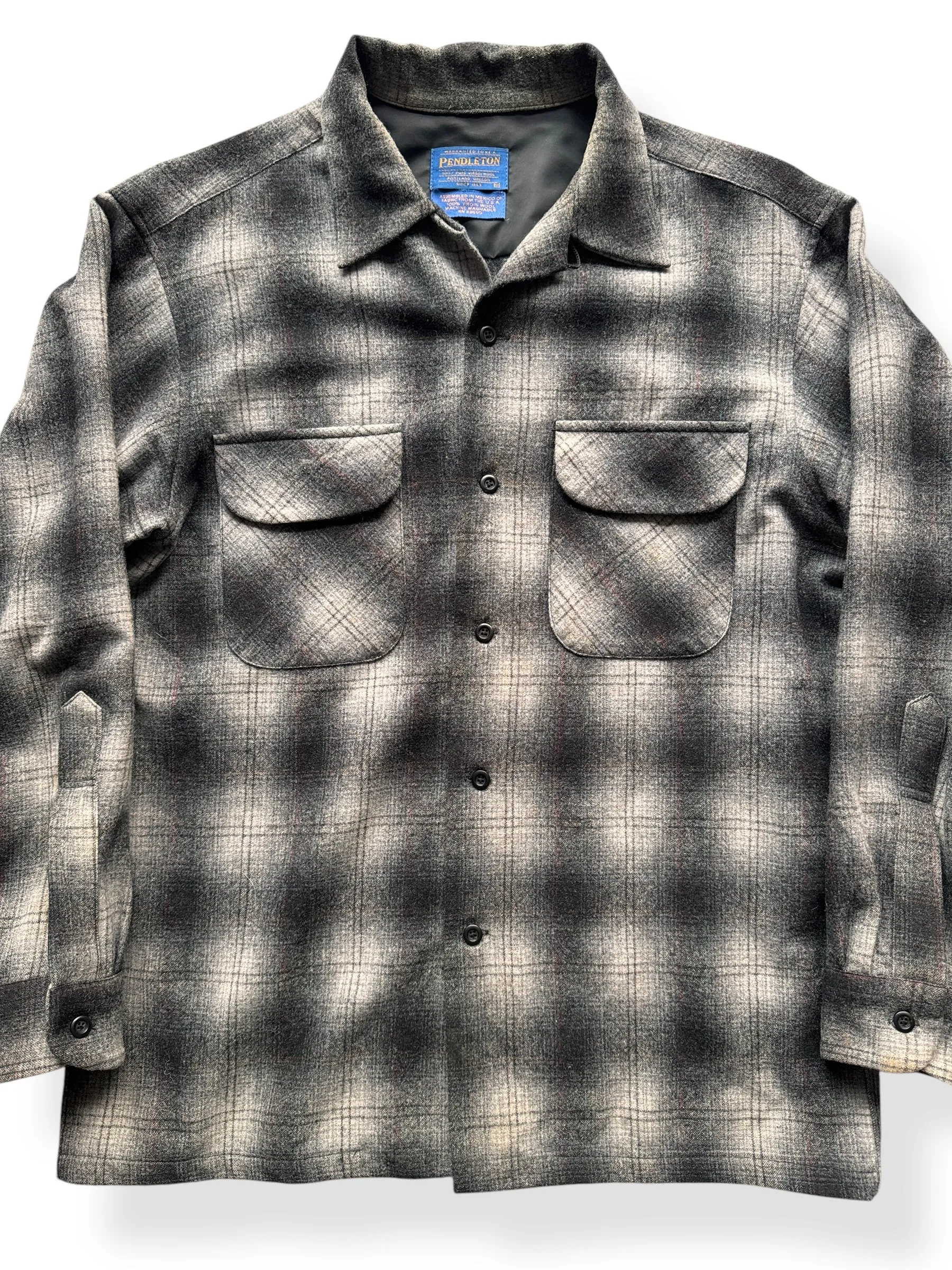 2000s Pendy Shadow Plaid Board Shirt SZ M