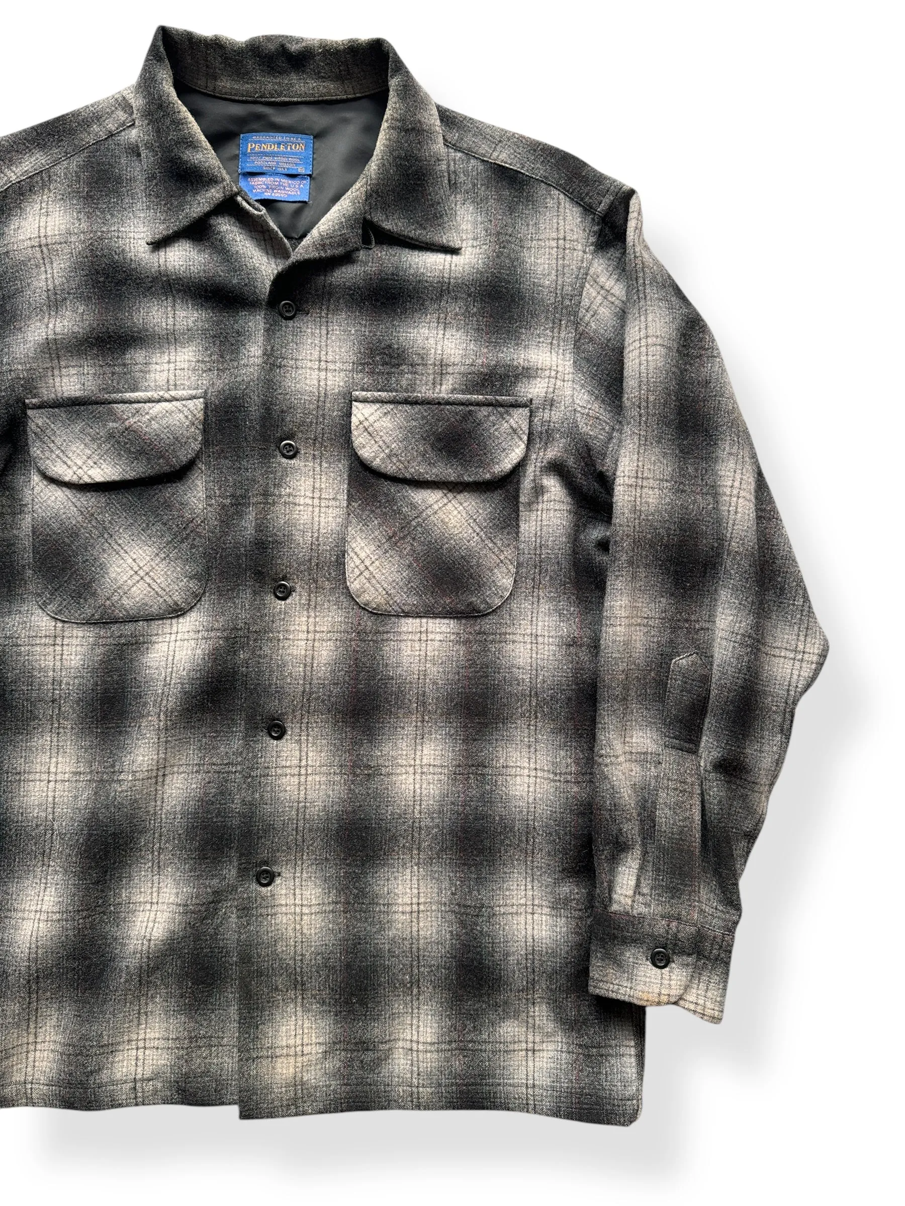 2000s Pendy Shadow Plaid Board Shirt SZ M