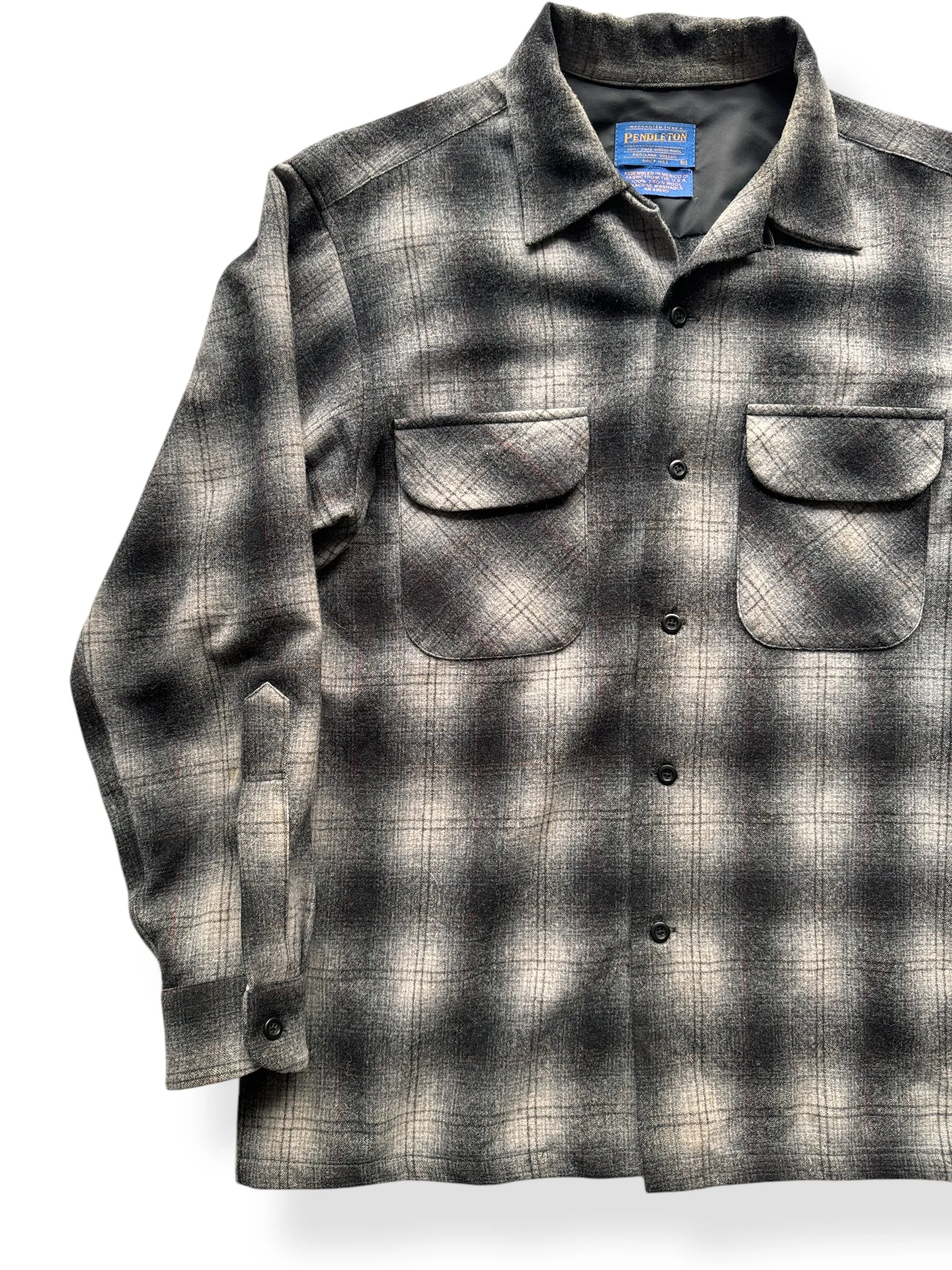 2000s Pendy Shadow Plaid Board Shirt SZ M