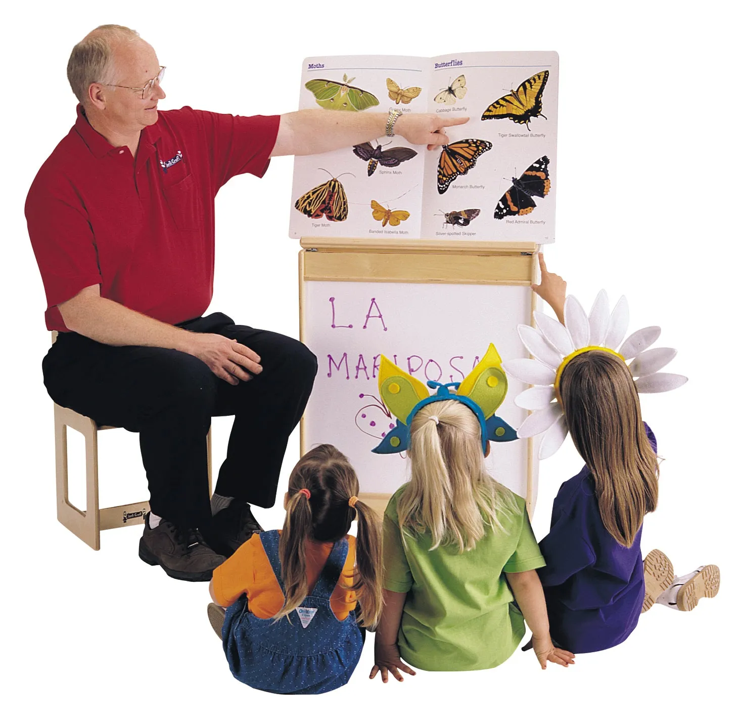 #339 Jonti-Craft® Big Book Easel - Write-N-Wipe