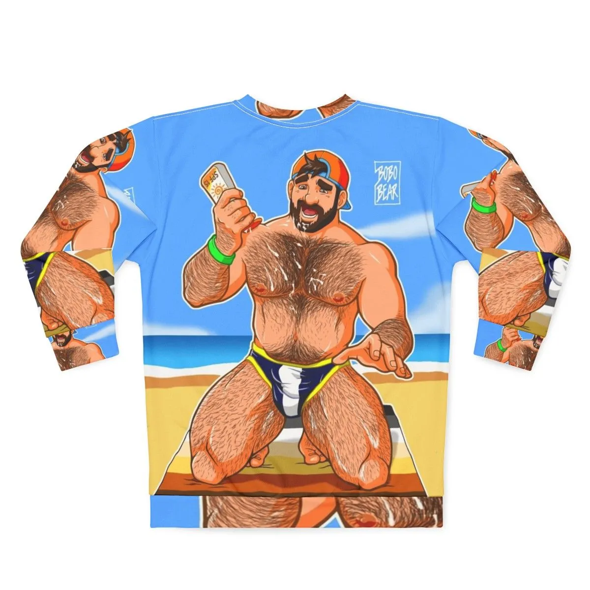 Adam Likes Sun Lotion Gay Pride Sweatshirt