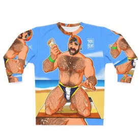 Adam Likes Sun Lotion Gay Pride Sweatshirt