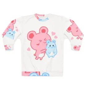 Adorable Two Hamsters Sweatshirt | Cute Kawaii Pastel Animal Shirt