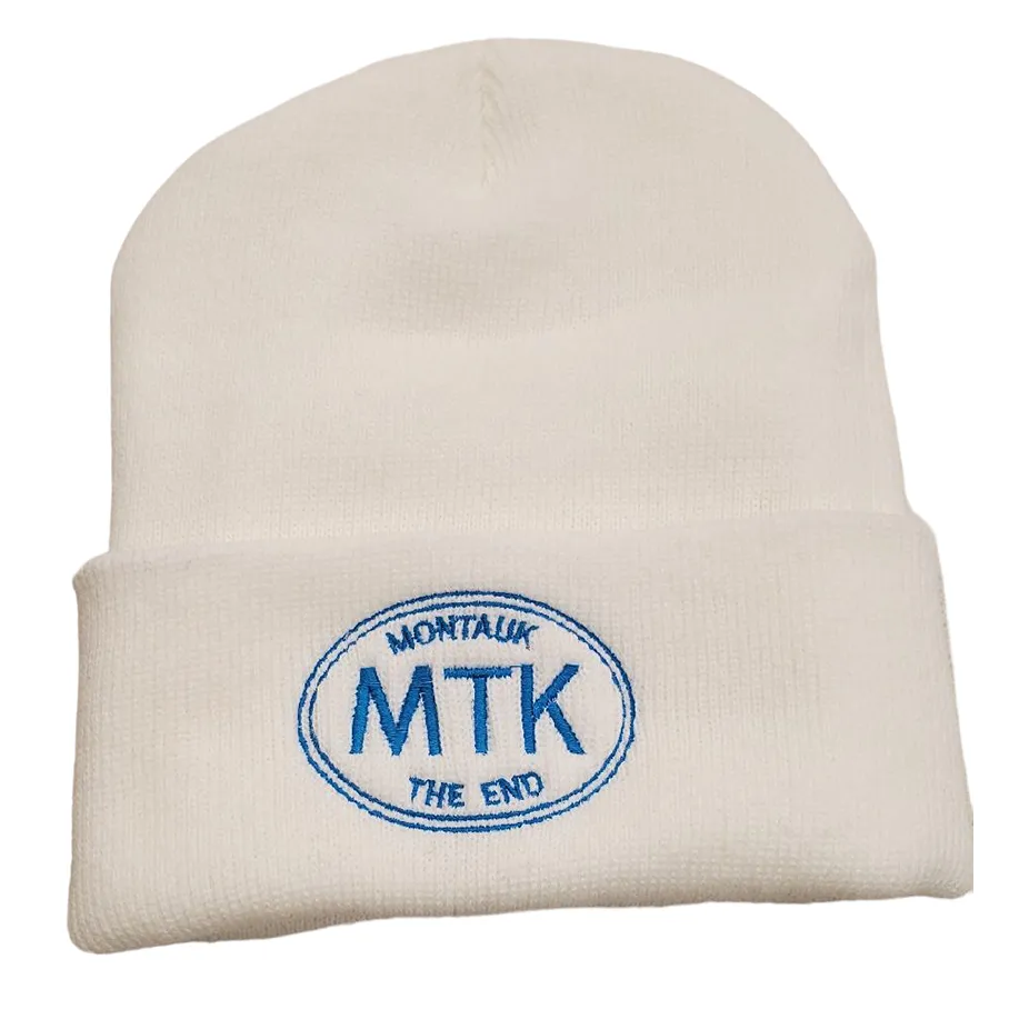 Adult Unisex Embroidered MTK Montauk The End Beanie