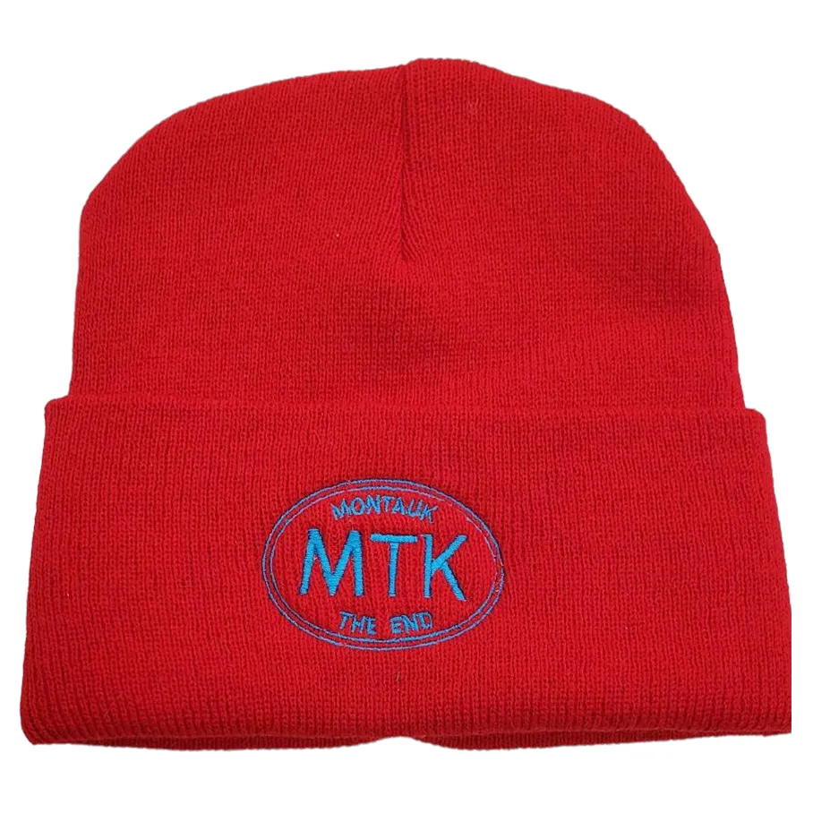 Adult Unisex Embroidered MTK Montauk The End Beanie