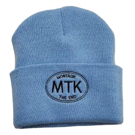 Adult Unisex Embroidered MTK Montauk The End Beanie