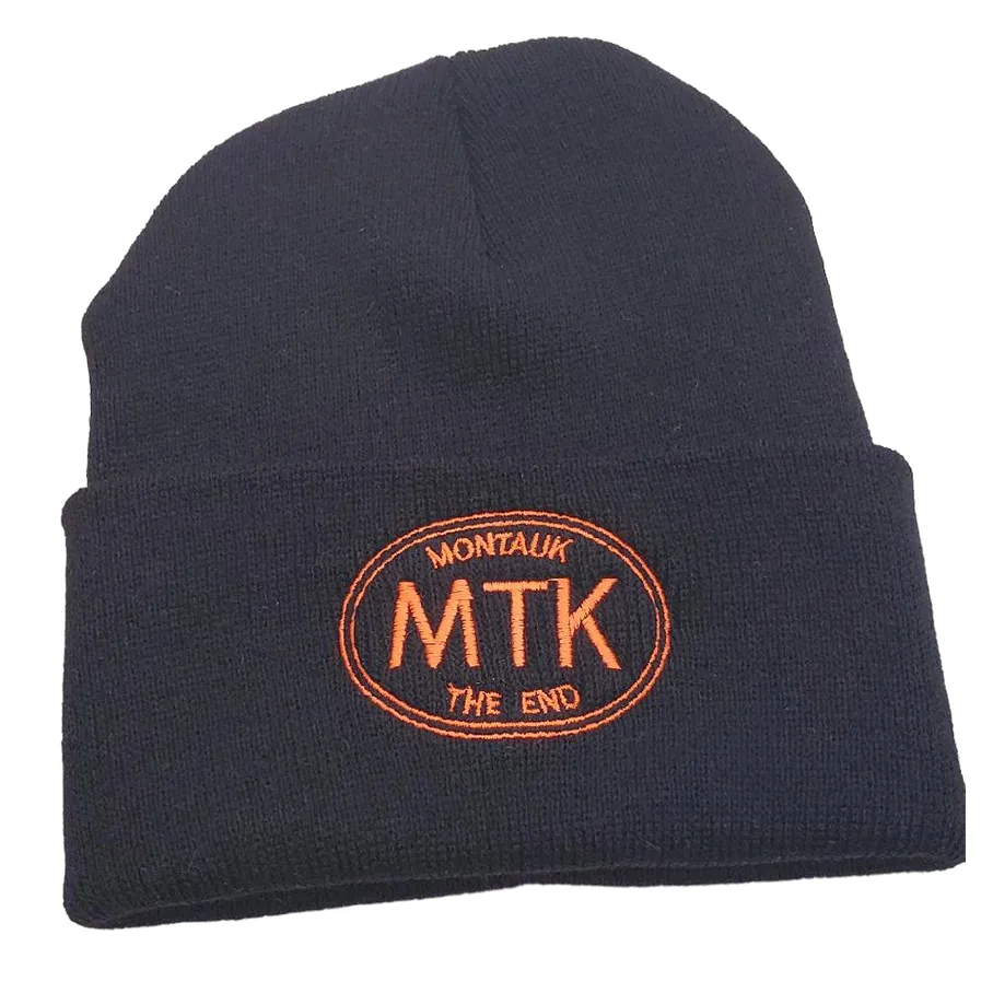 Adult Unisex Embroidered MTK Montauk The End Beanie