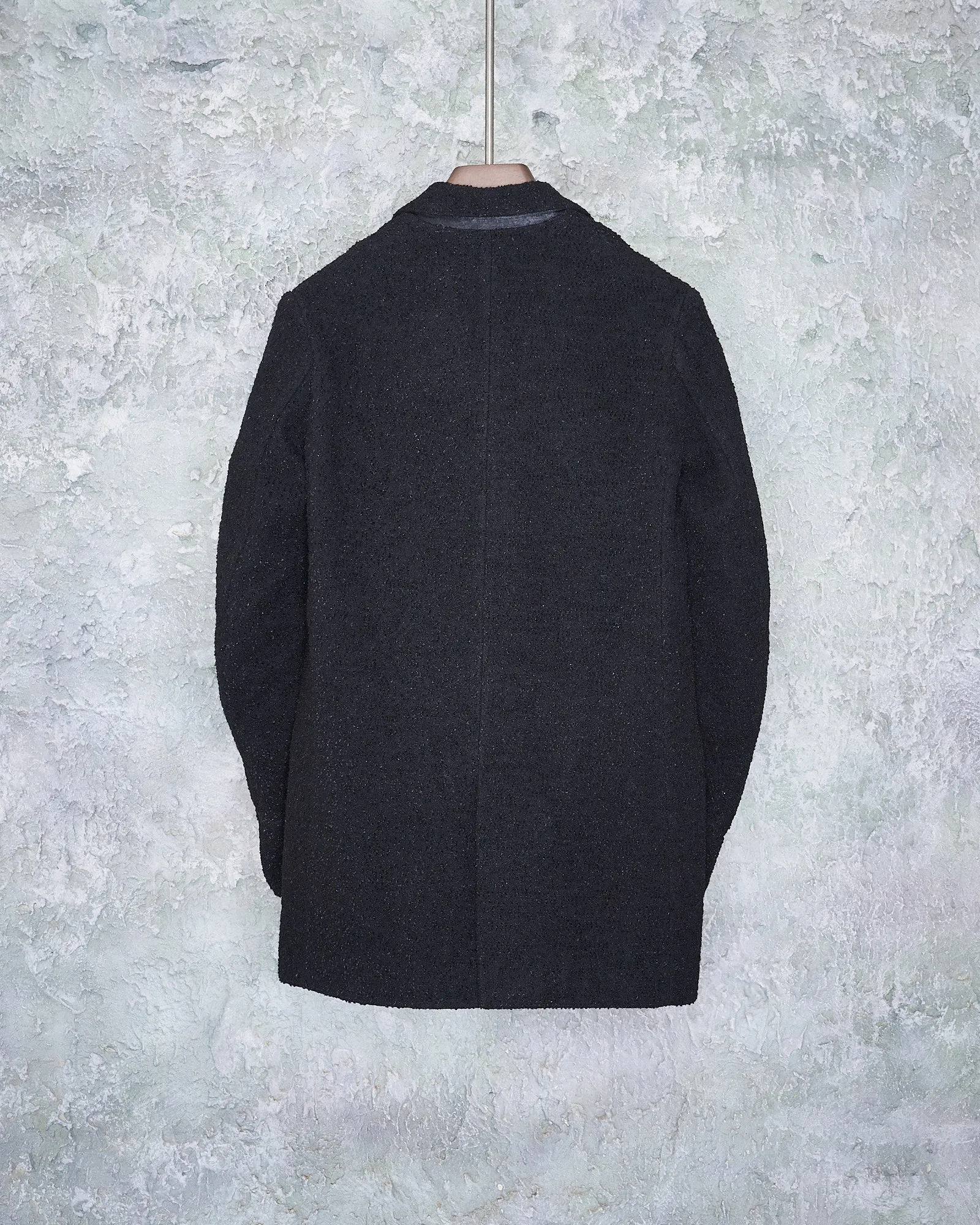 Ann Demeulemeester Textured wool peacoat