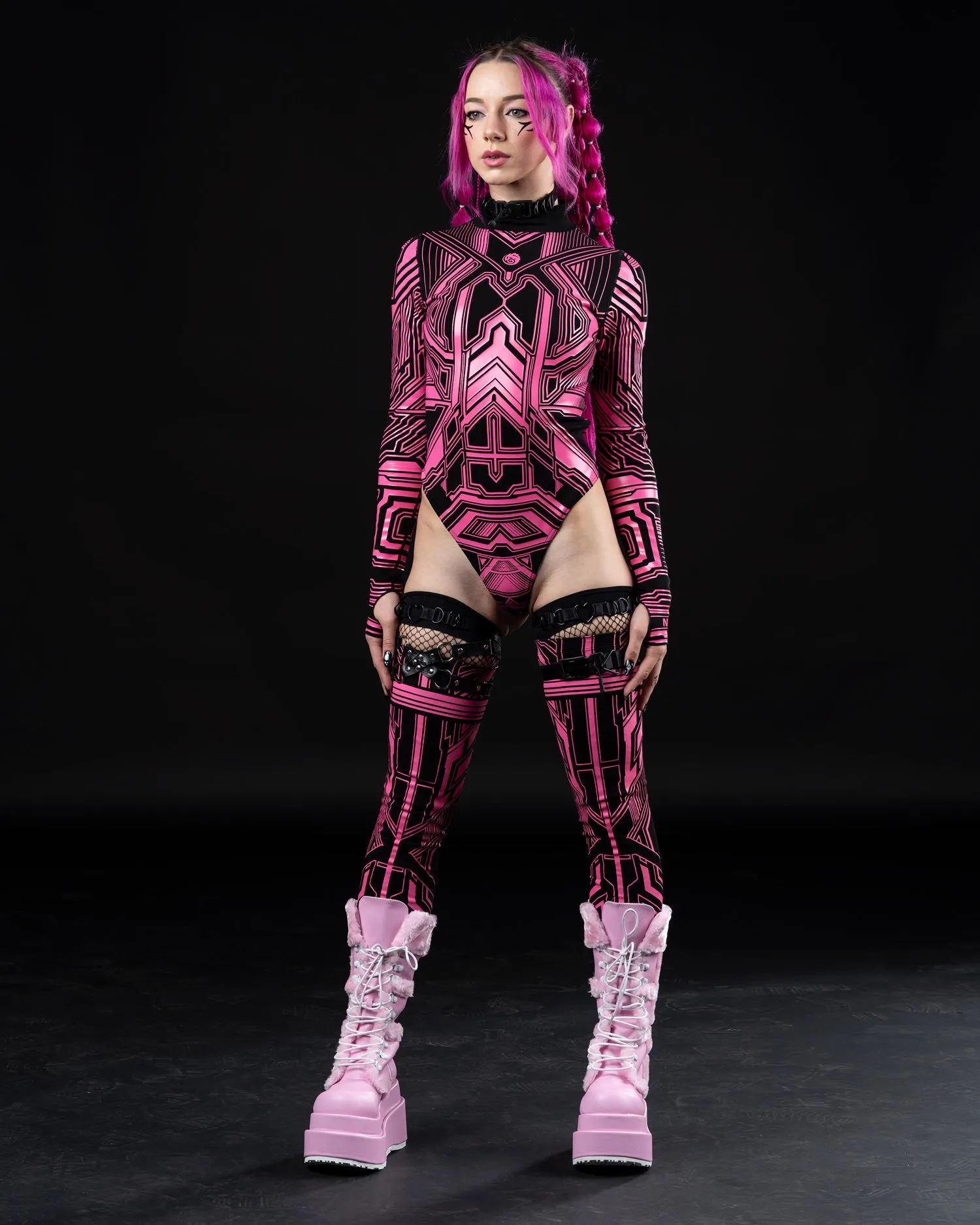 AP3X-7 V2 ZYPHR Bodysuit ( Pink )