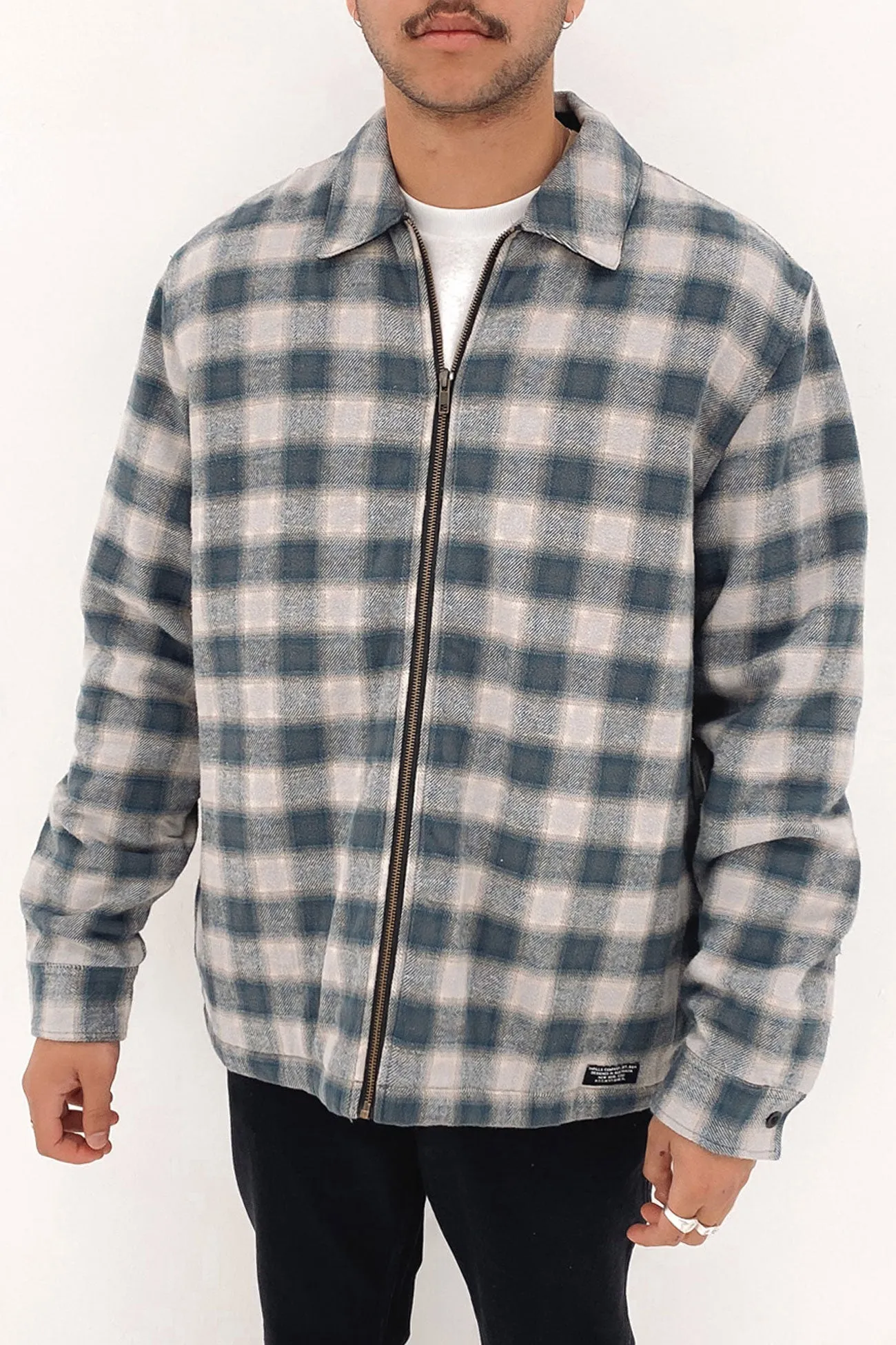 Barrio Quilt Flannel Jacket Petrol