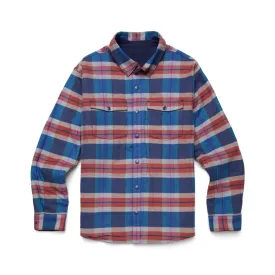 Blue reversible Salto insulated flannel jacket