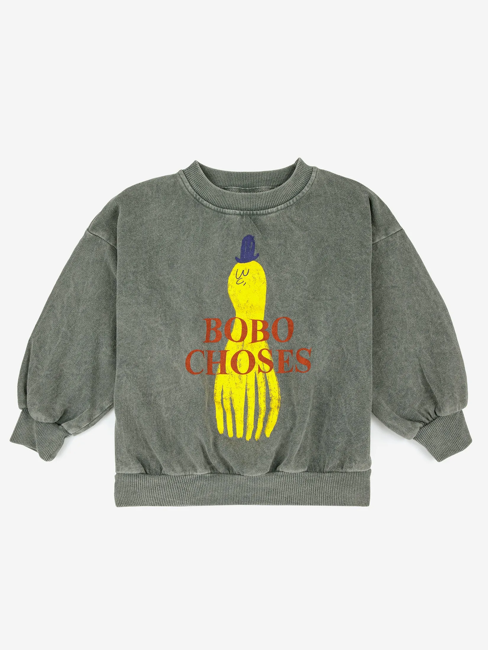 Bobo Choses Yellow Squid Sweatshirt