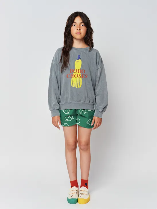 Bobo Choses Yellow Squid Sweatshirt