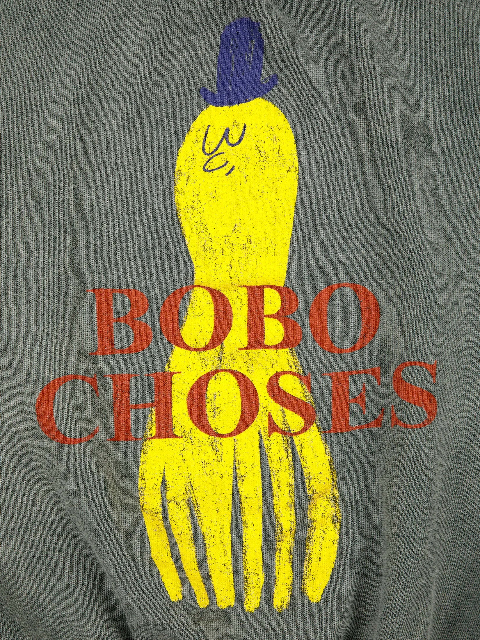 Bobo Choses Yellow Squid Sweatshirt