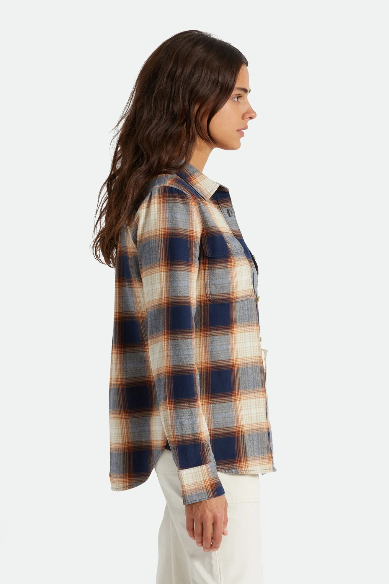 Bowery Women's Standard L/S Flannel - Navy