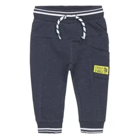 Boys Jogging Trousers Blue Melange | Dirkje