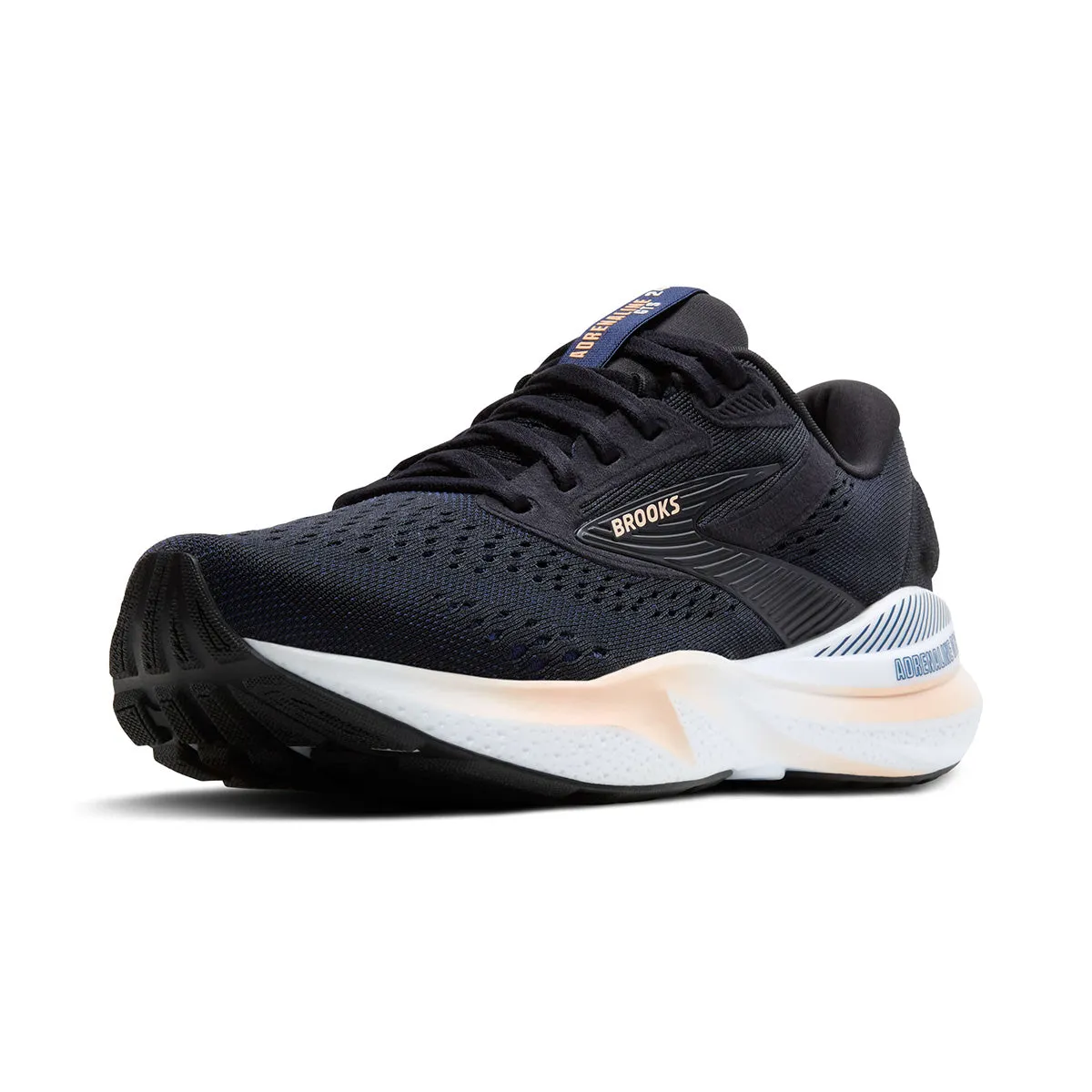 Brooks Adrenaline GTS 24 Womens | Black/peach/peacoat