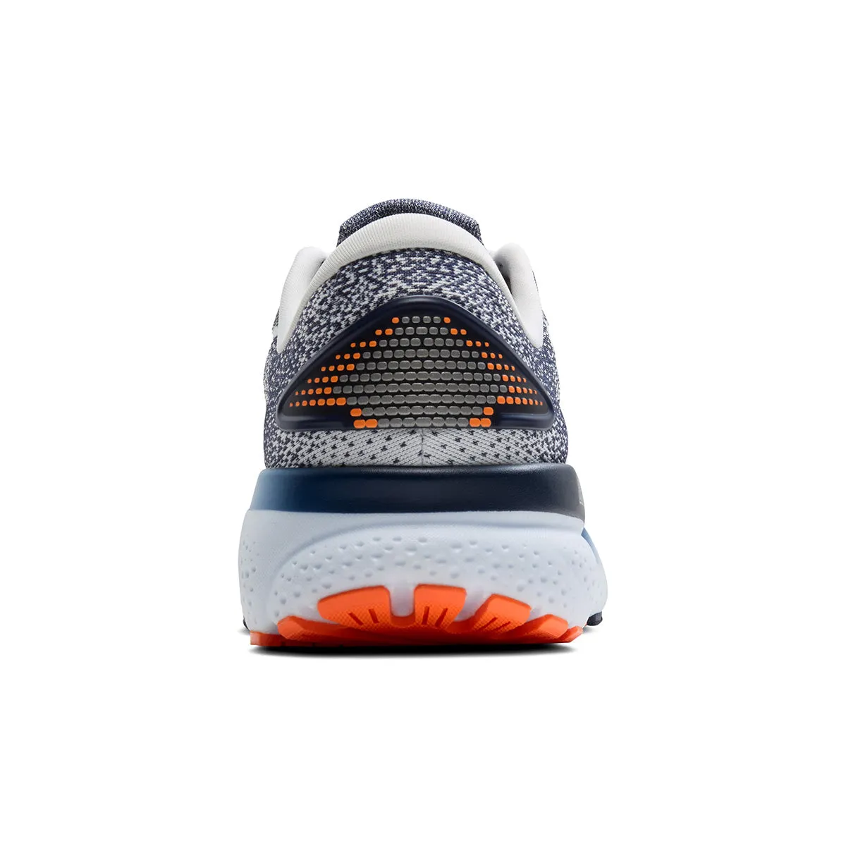 Brooks Ghost 16 Mens | White/peacoat/orange