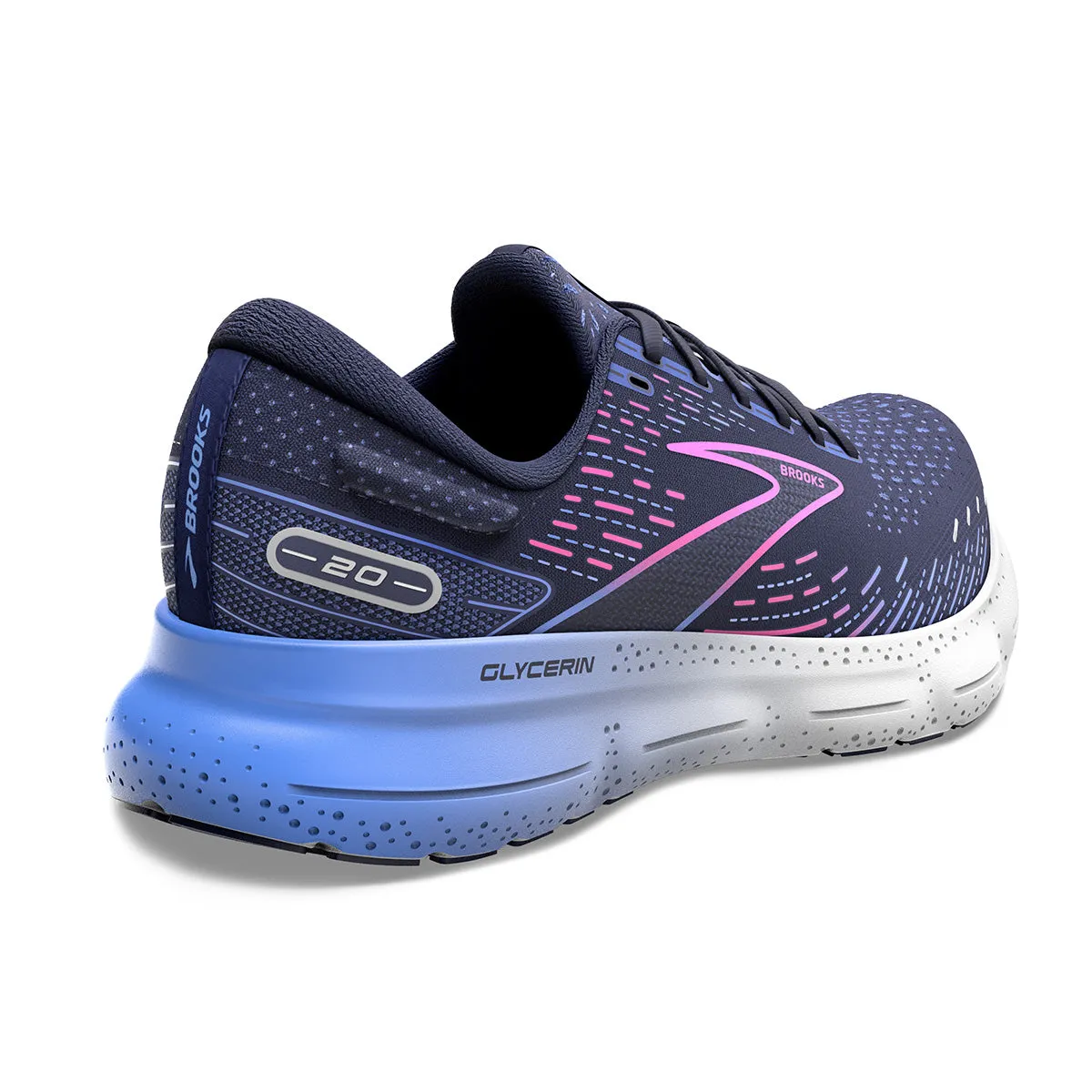 Brooks Glycerin 20 Womens | Peacoat/blue/pink