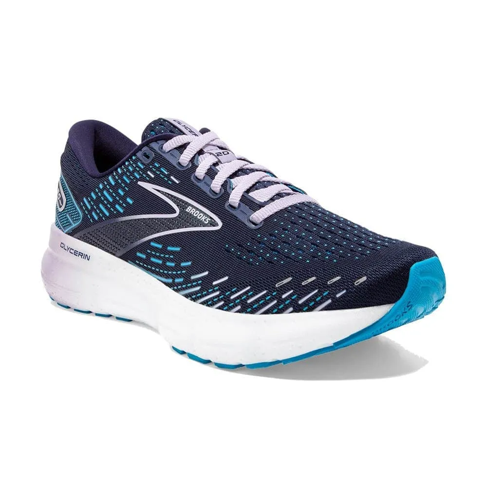 Brooks Glycerin 20 (Womens) - Peacoat/Ocean/Pastel Lilac