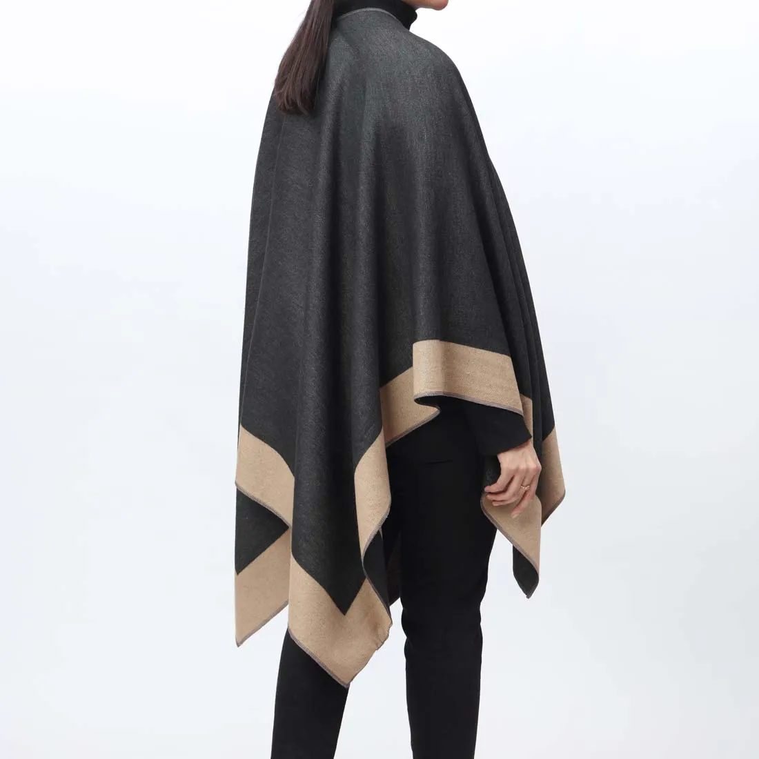 Brown Cape Shawl PW9806