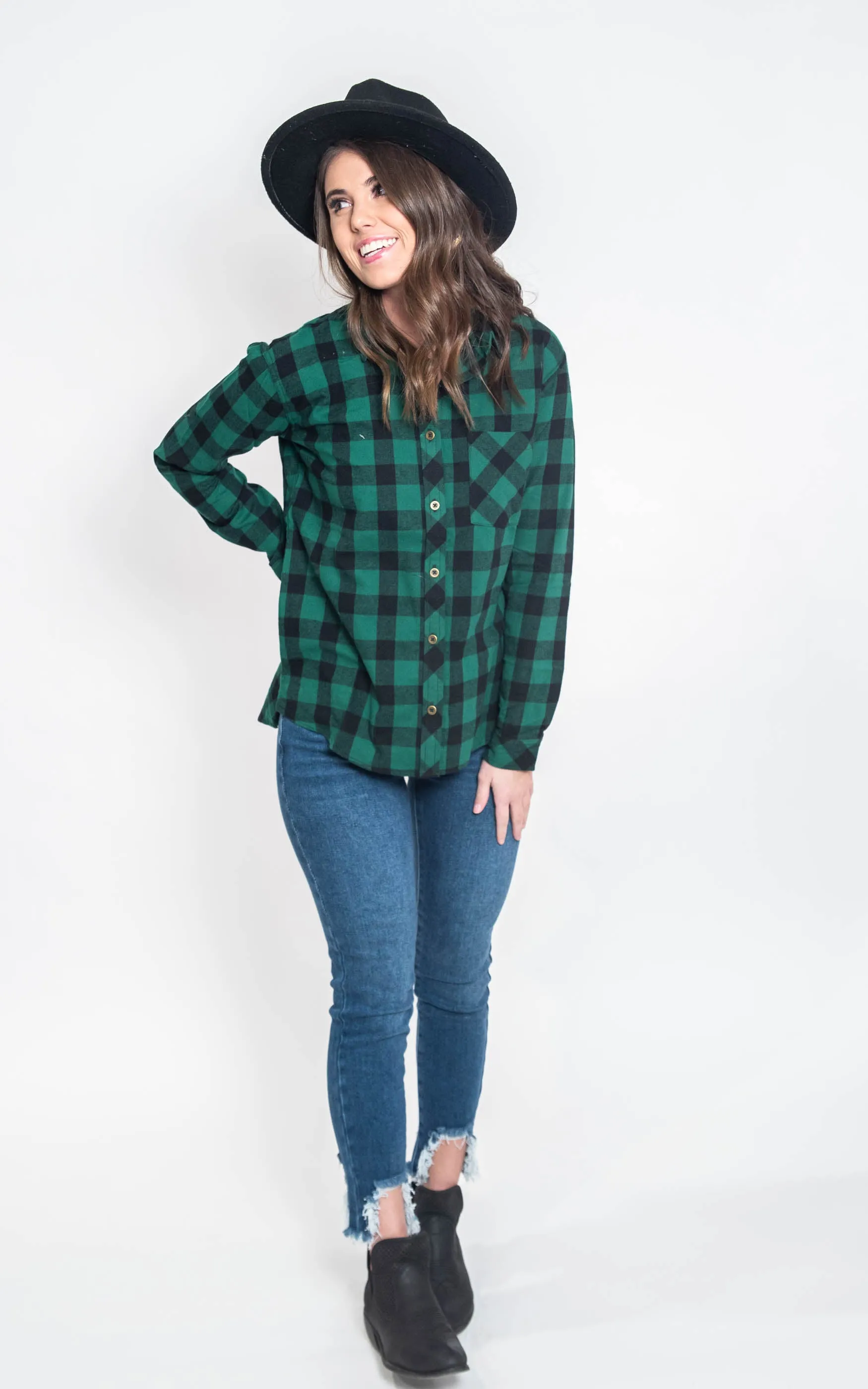 Buffalo Plaid Flannel** - Final Sale