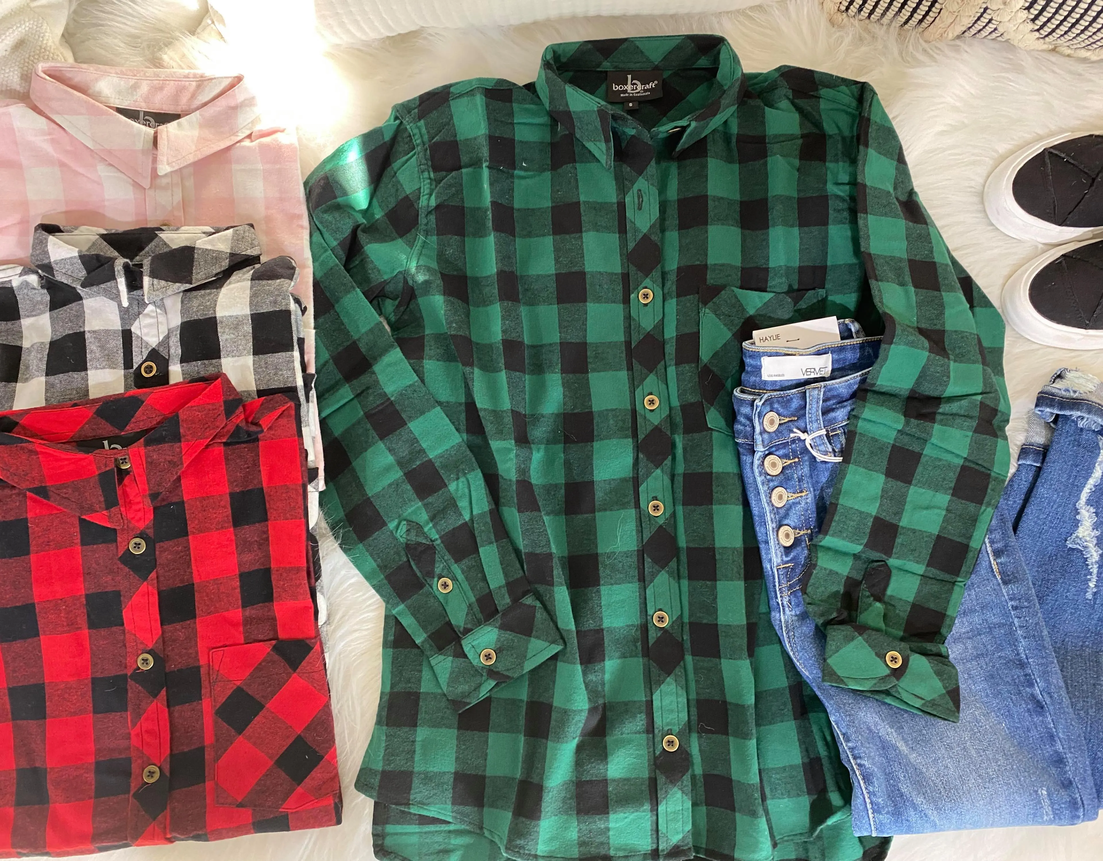 Buffalo Plaid Flannel** - Final Sale