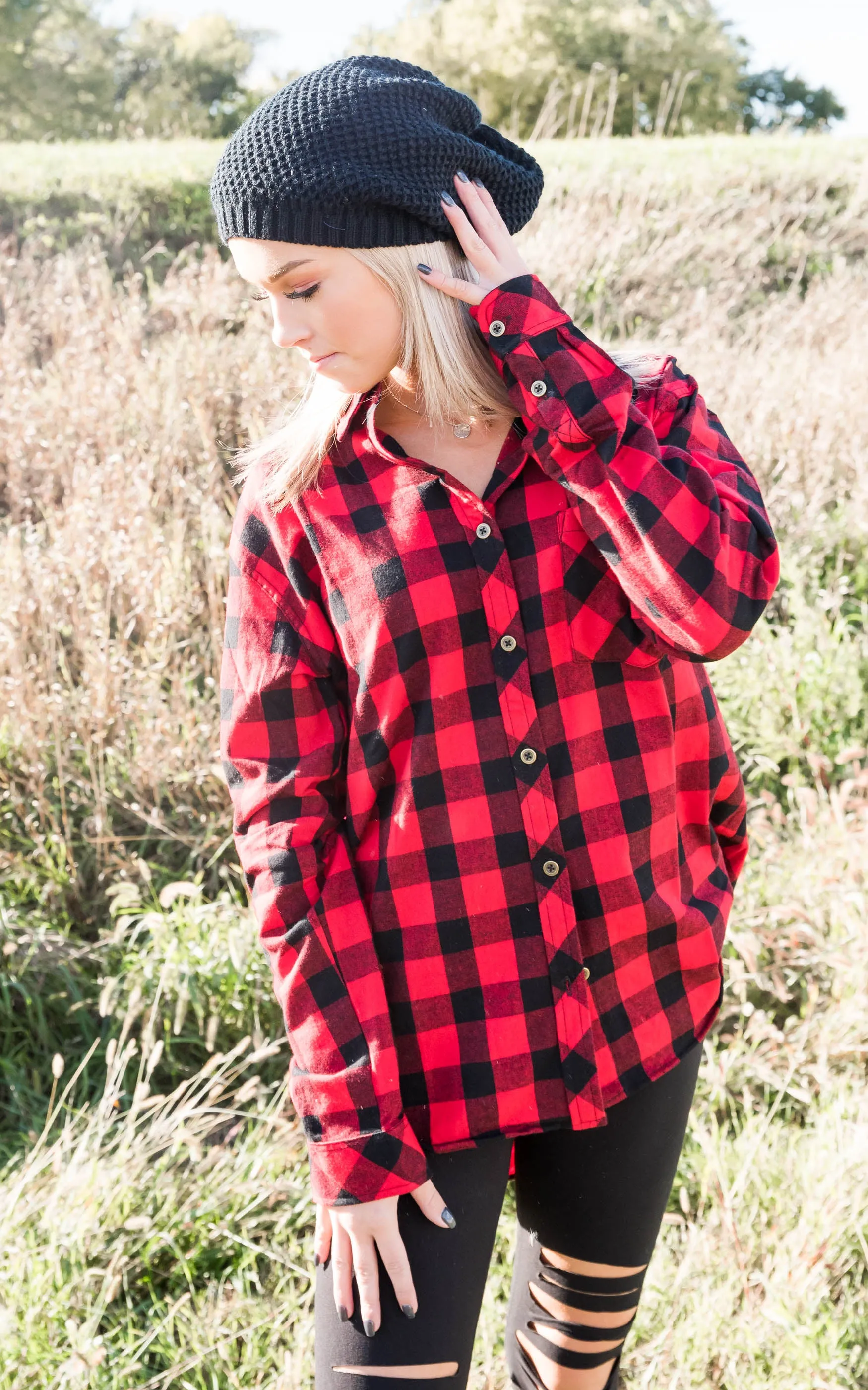 Buffalo Plaid Flannel** - Final Sale