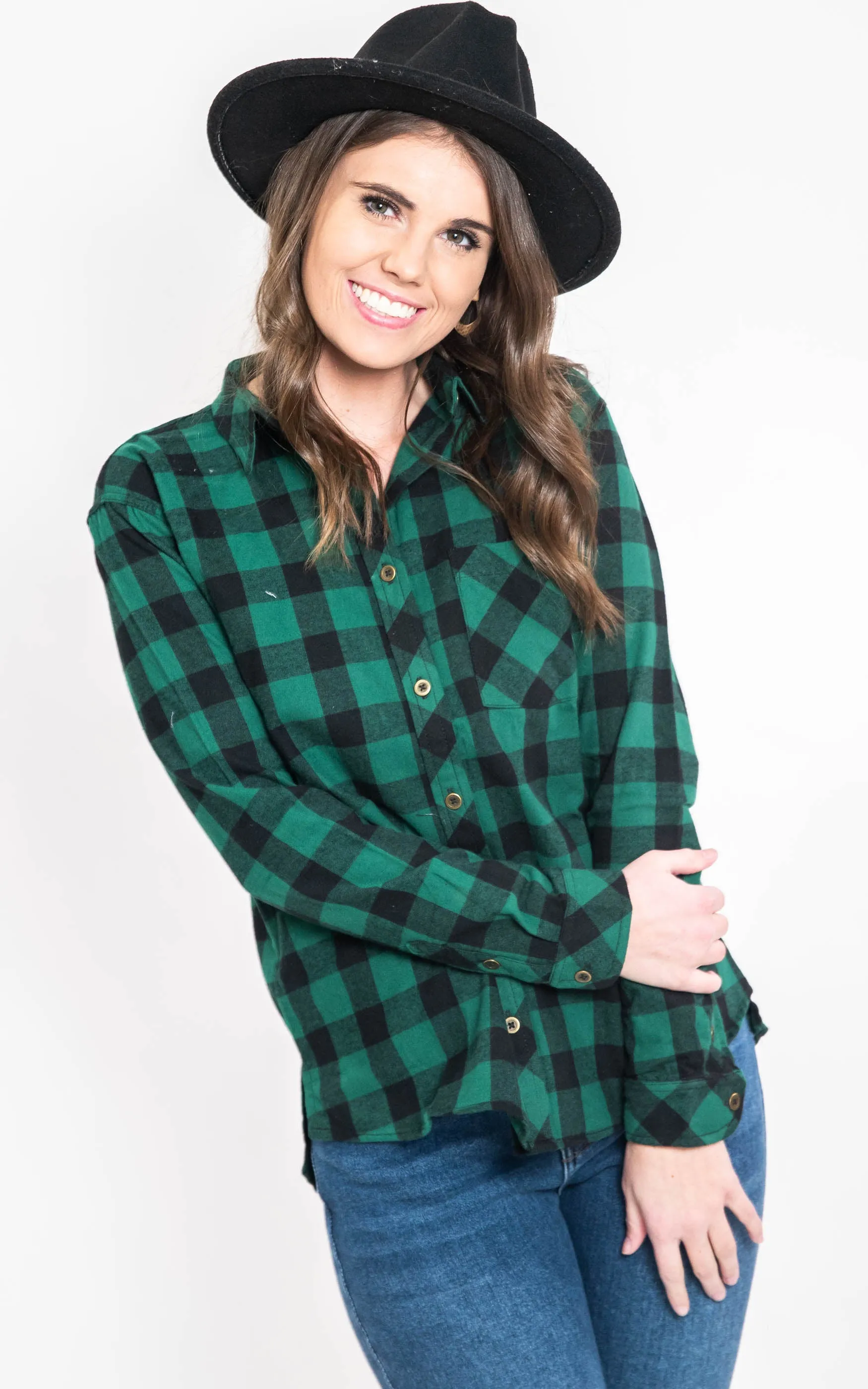 Buffalo Plaid Flannel** - Final Sale