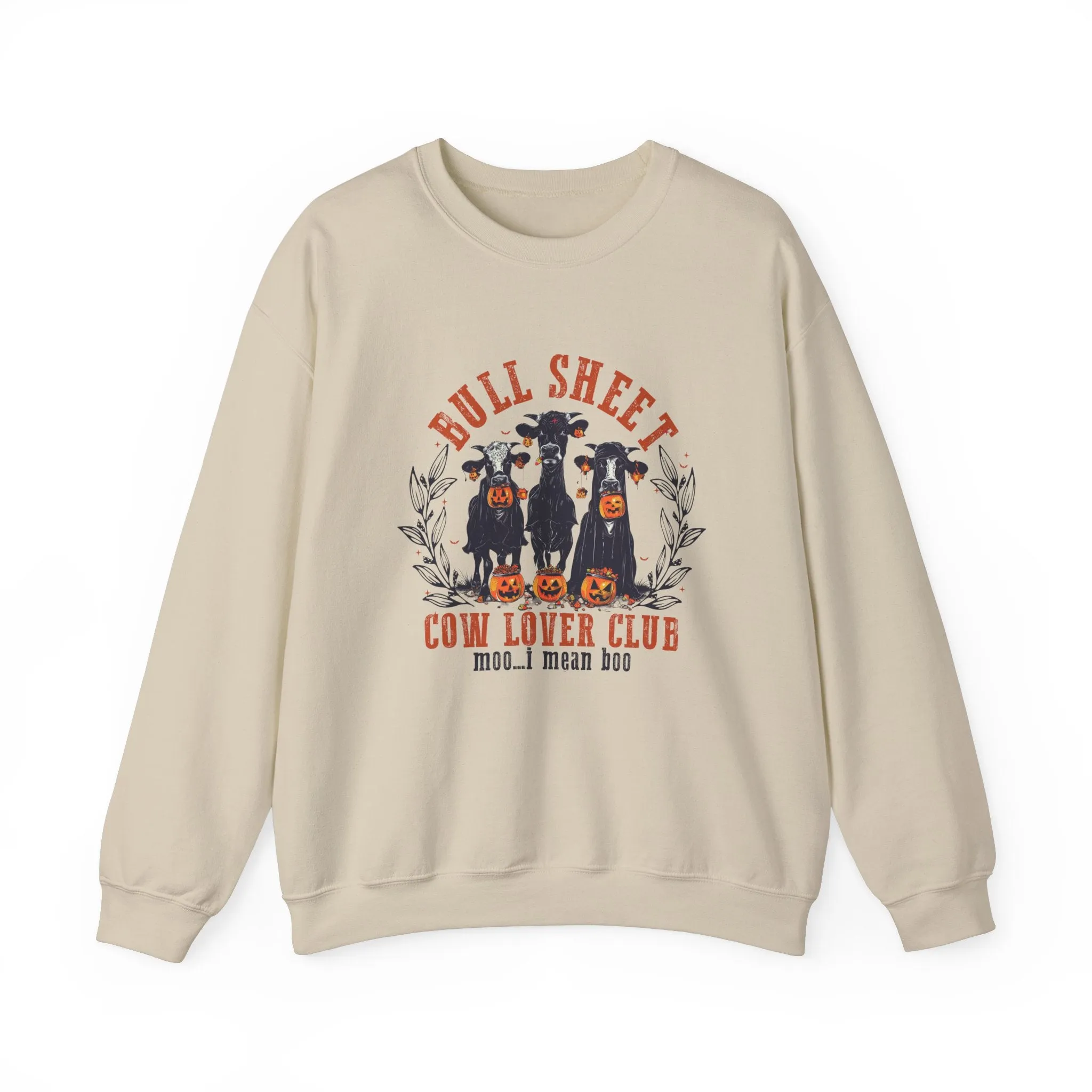 Bull Sheet Cow Lover Club Sweatshirt, Cozy Comfort with a Playful Twist