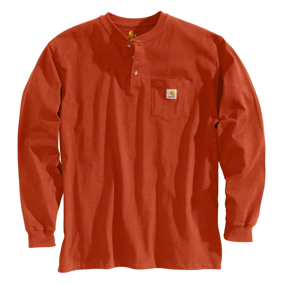 Carhartt Men's Tall Chili Workwear Pocket Long Sleeve Henley