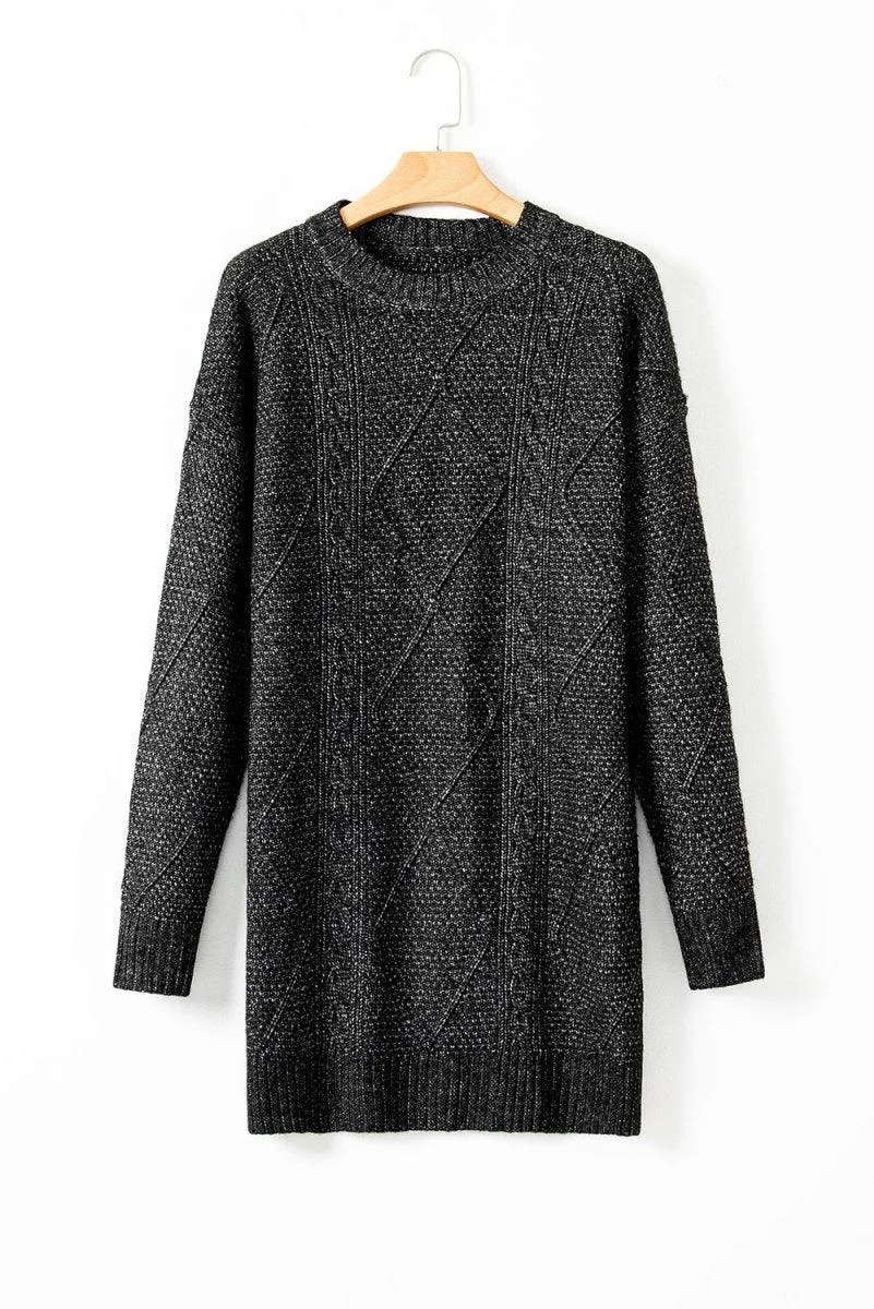 Cassidy Knit Loose Fit Sweater Dress