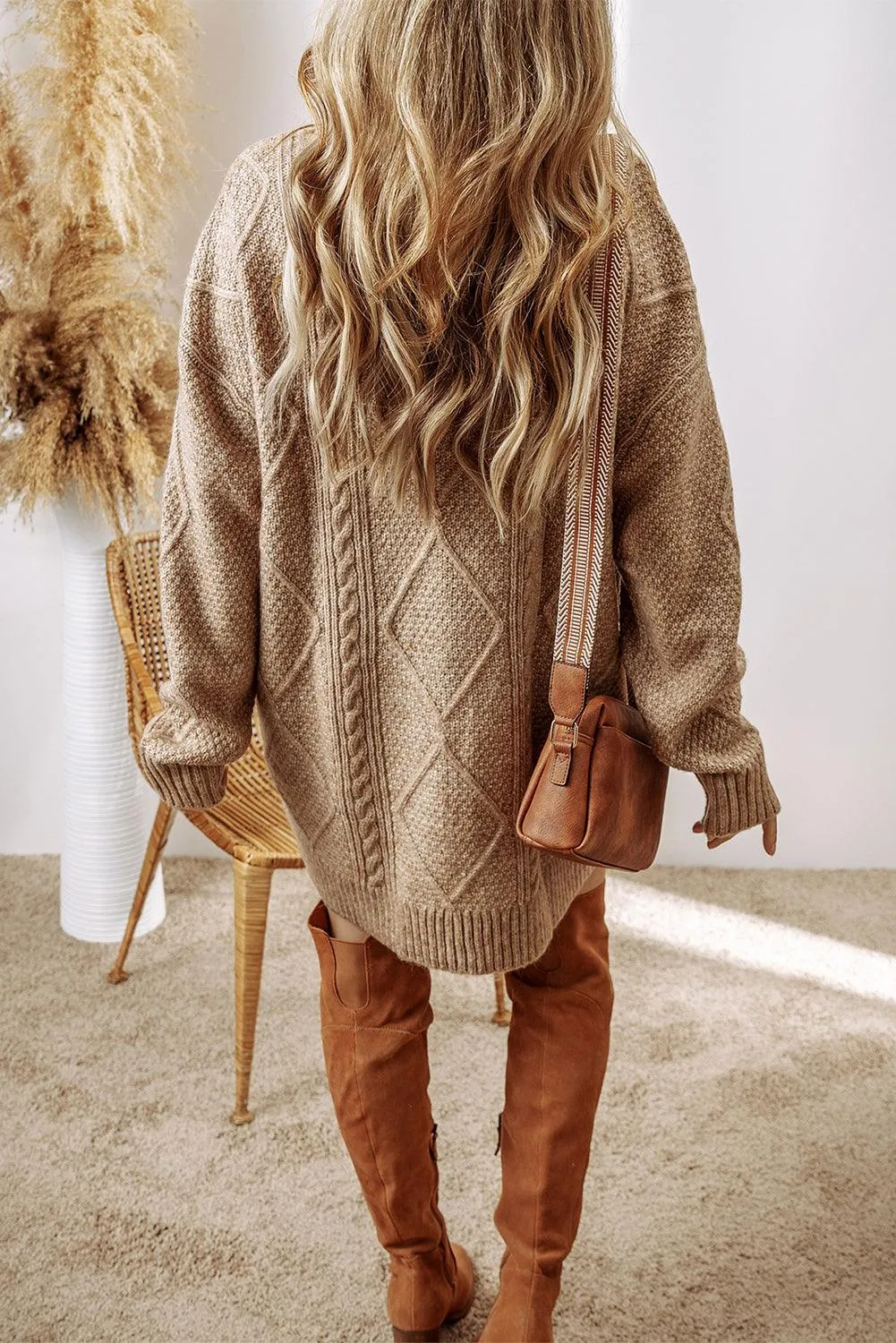 Cassidy Knit Loose Fit Sweater Dress