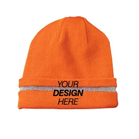 CornerStone® Enhanced Visibility Beanie with Reflective Stripe