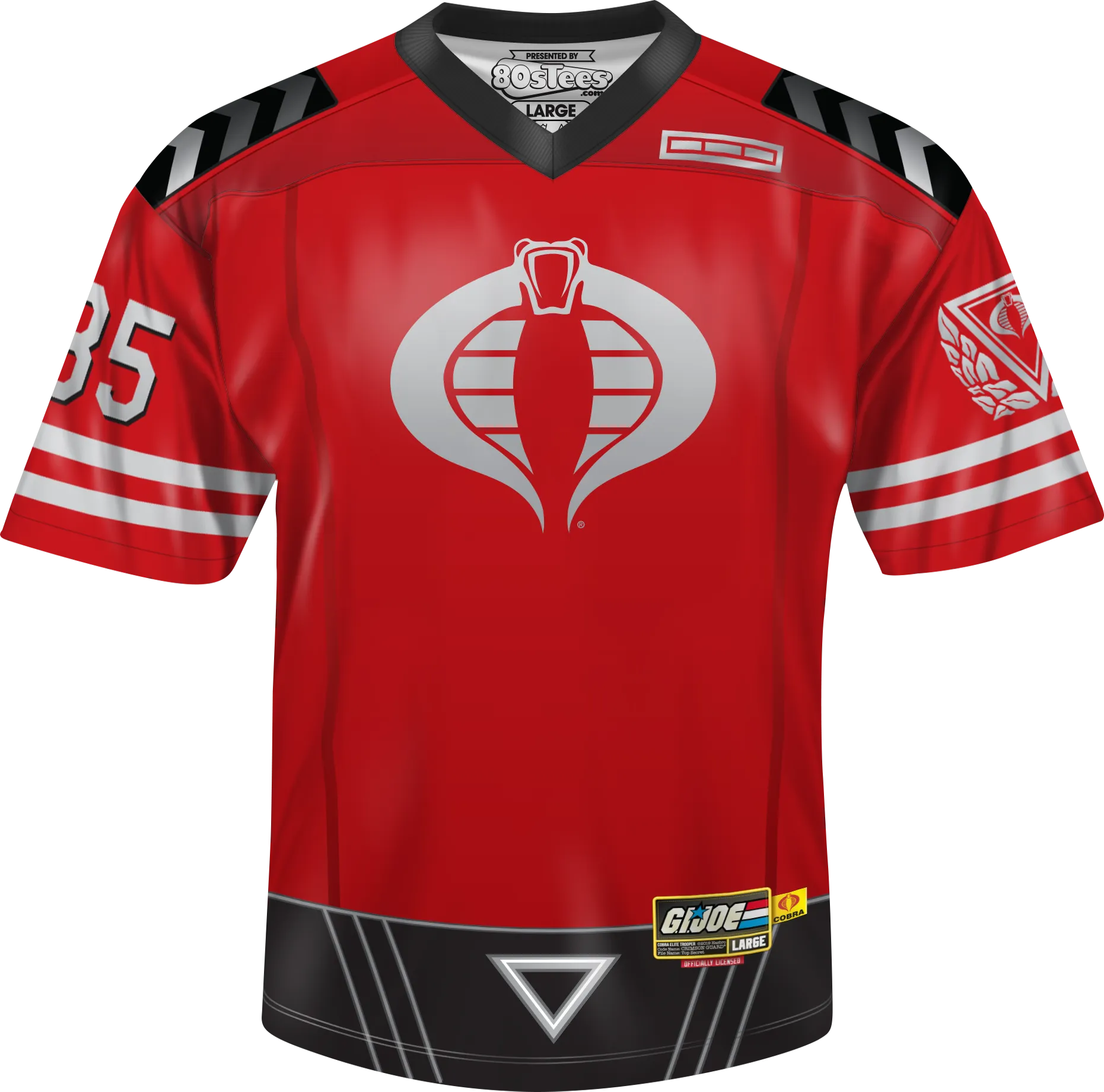 Crimson Guard GI Joe Football Jersey