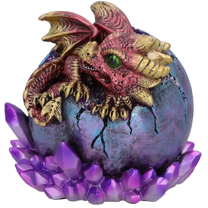 Crimson Hatchling Glow Dragon Red