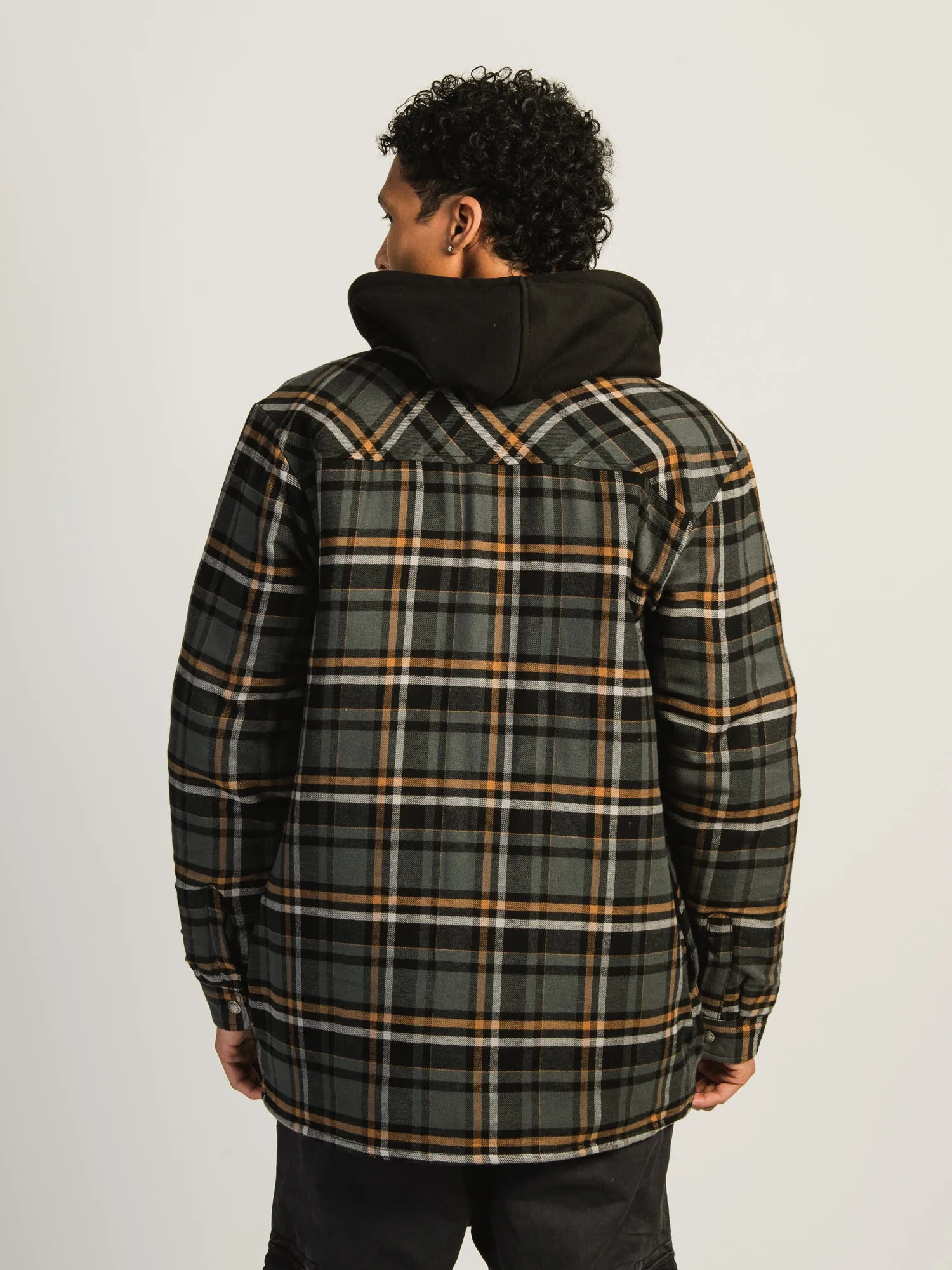 DICKIES HOODED SHIRT JACKET