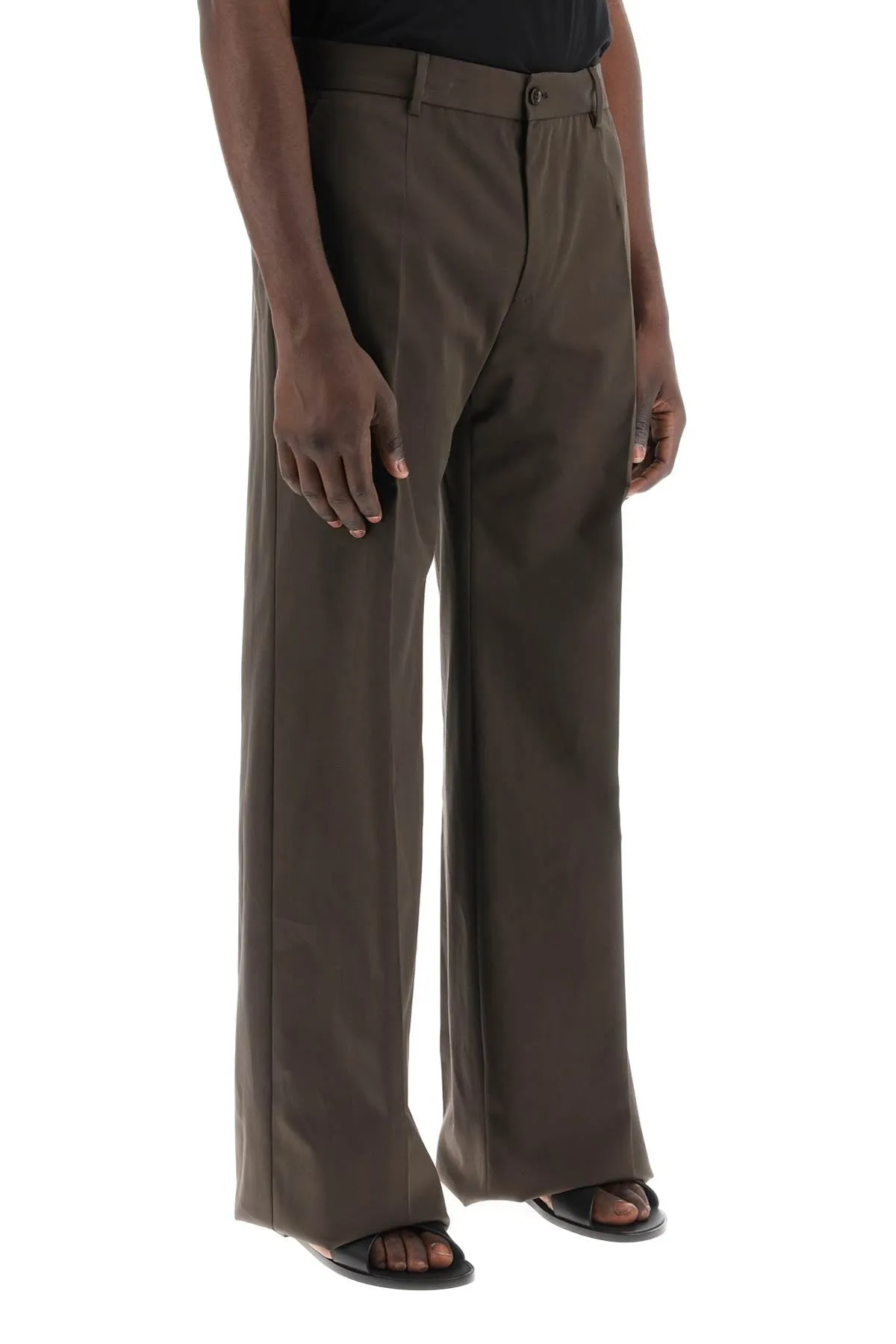 Dolce & gabbana tailored cotton trousers for men