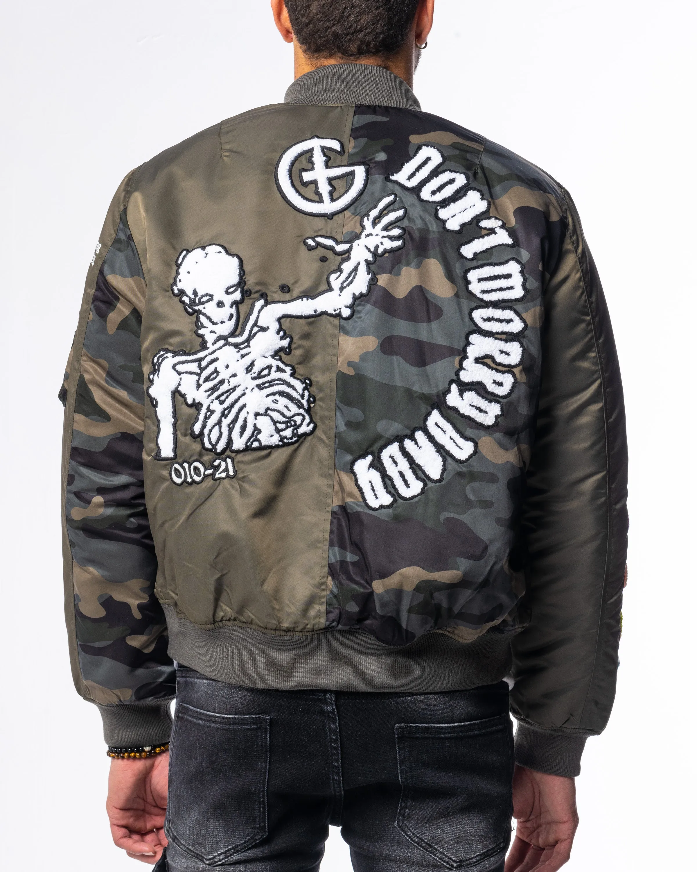 DOOMSDAY BOMBER JACKET (STEEL/CHARCOAL)