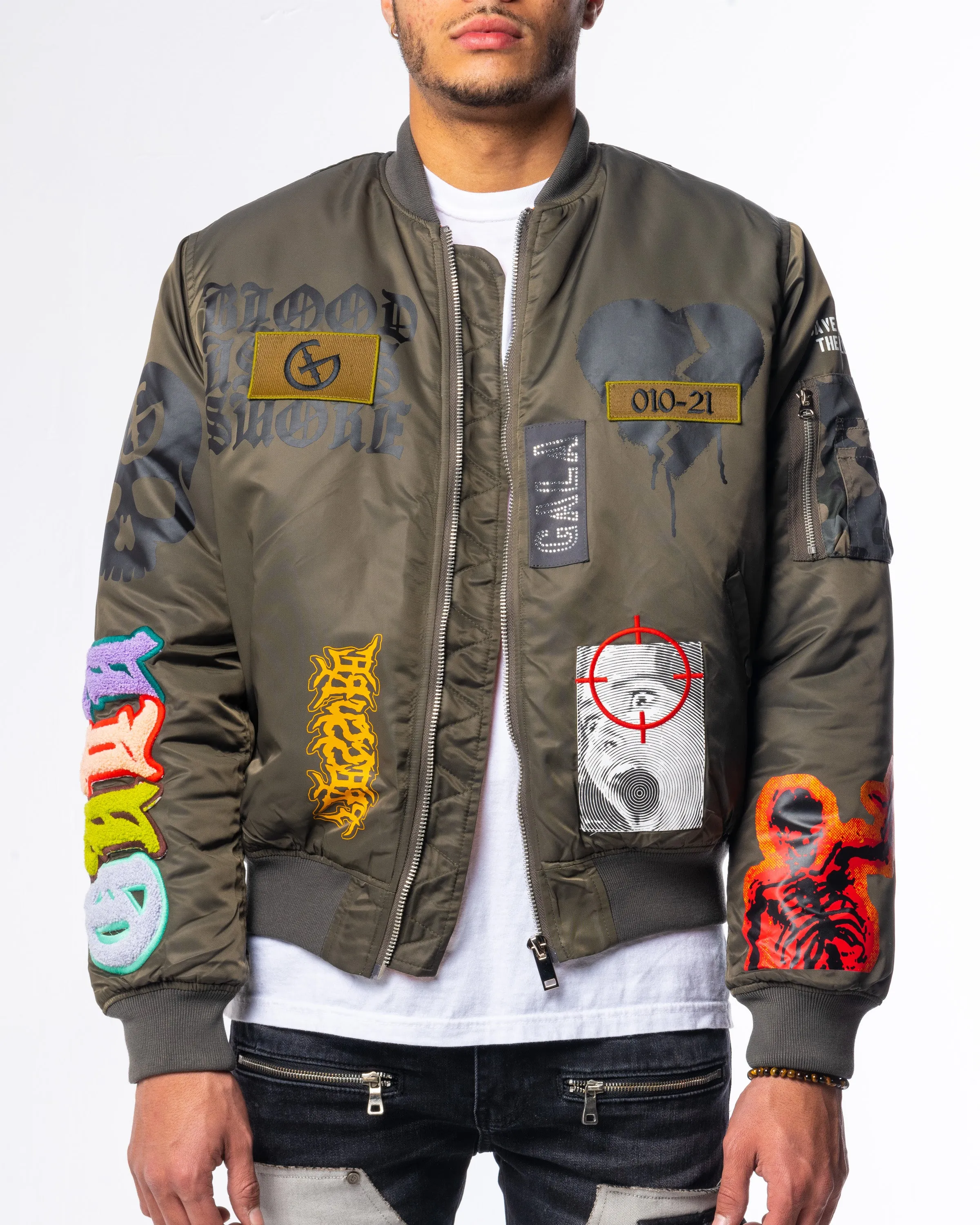 DOOMSDAY BOMBER JACKET (STEEL/CHARCOAL)