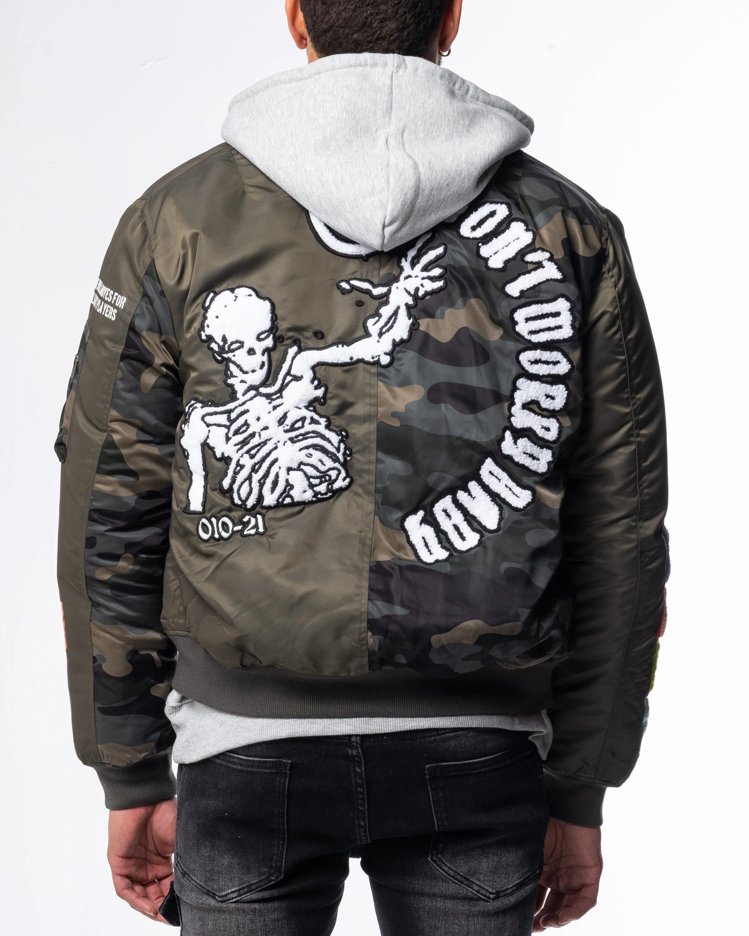 DOOMSDAY BOMBER JACKET (STEEL/CHARCOAL)