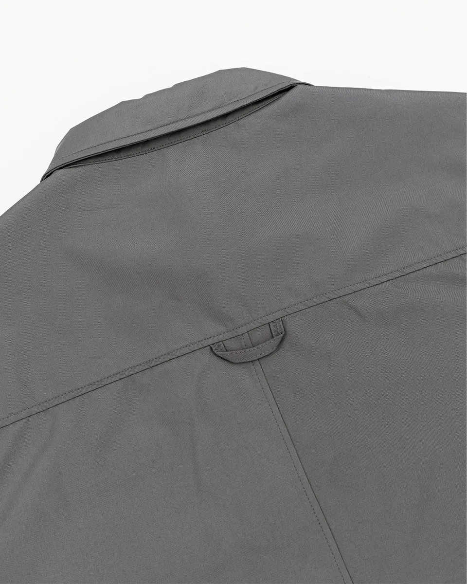 Double Zip Shirt - Storm Grey