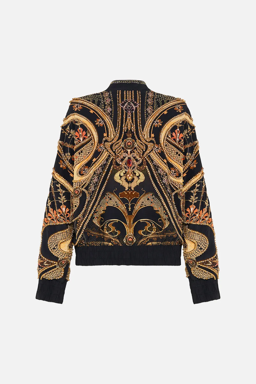 EMBELLISHED BOMBER JACKET NOUVEAU NOIR