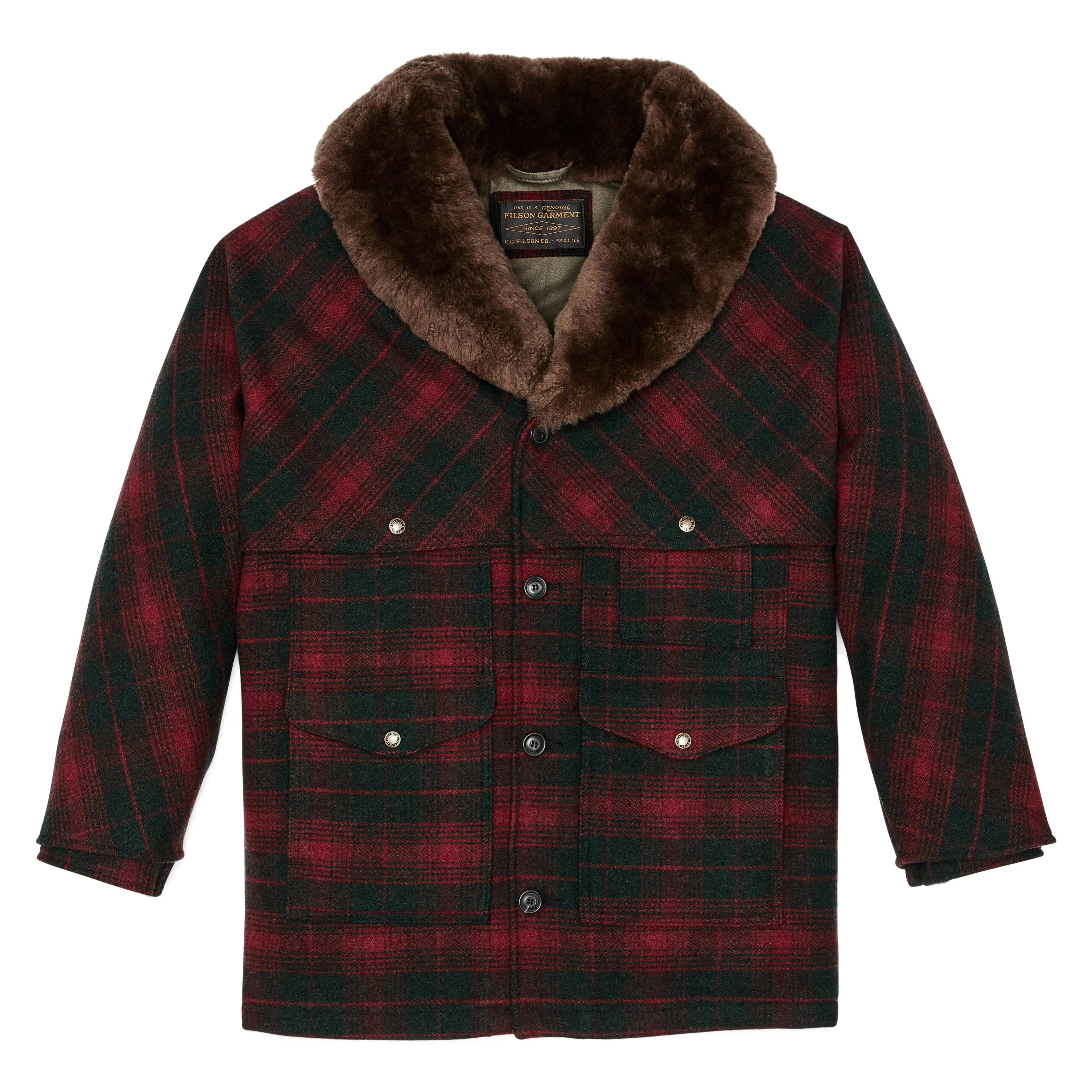 FILSON MEN'S LINED WOOL PACKER COAT