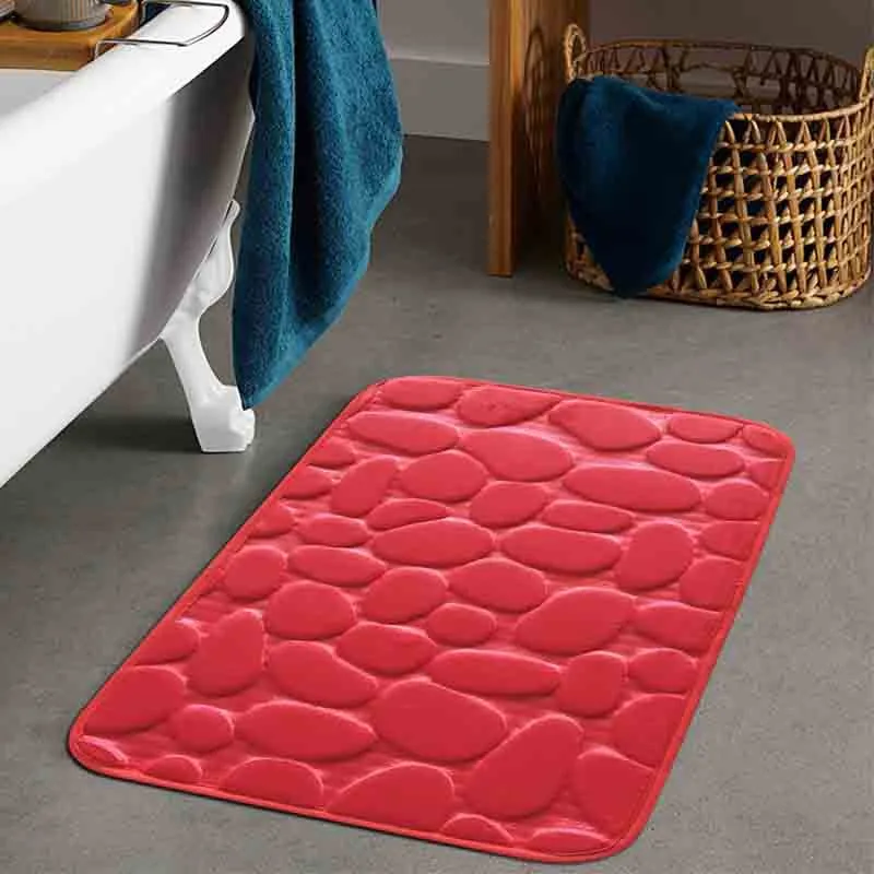 Flannel Absorbent Non-Slip Bathroom Mat