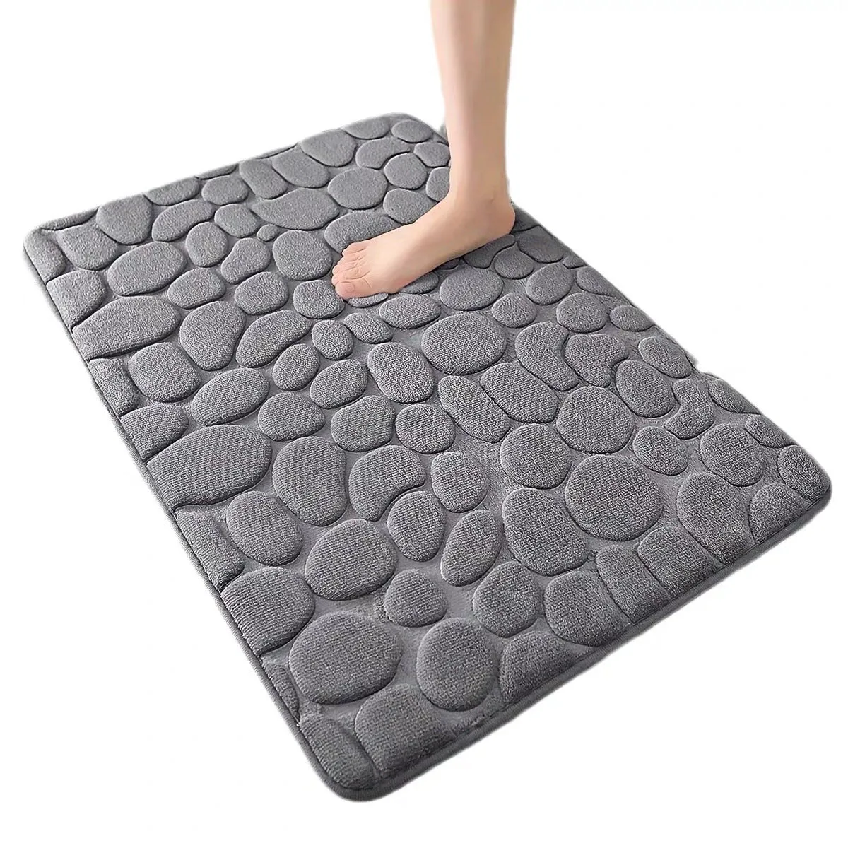 Flannel Absorbent Non-Slip Bathroom Mat