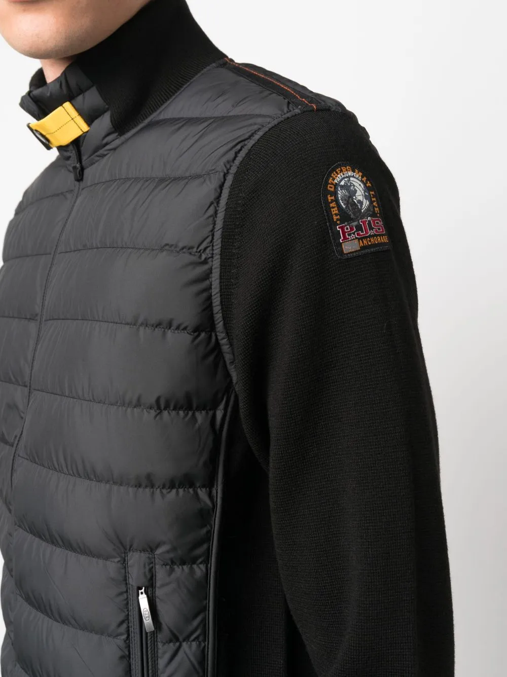 funnel-neck zipped padded jacket