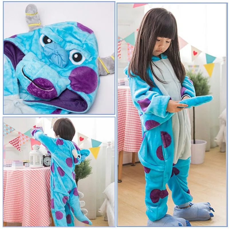 Funny Stitch One-Piece Animal Carnival Cosplay Suits For Kids