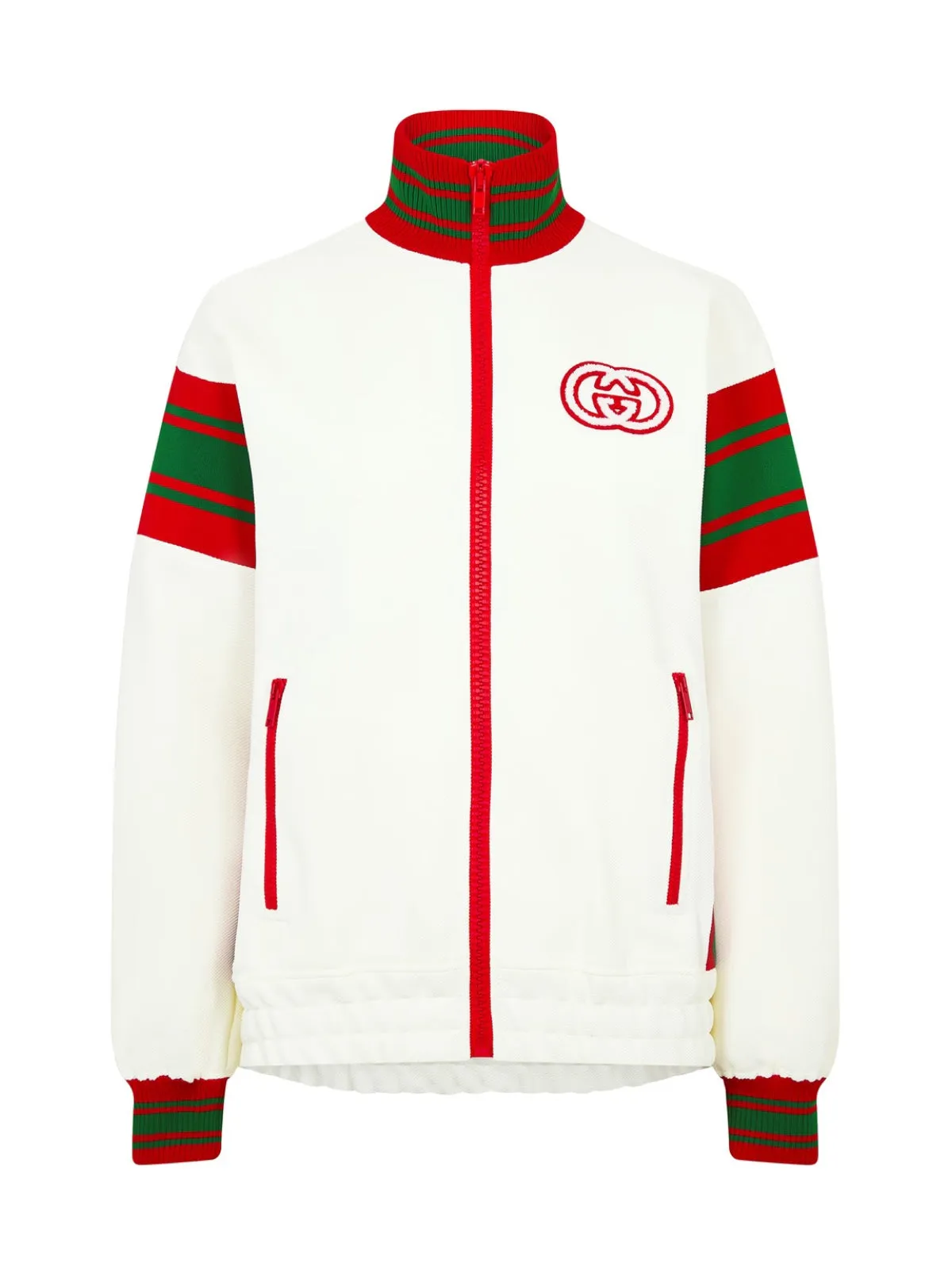 GG LOGO ZIP-UP TRACK JACKET